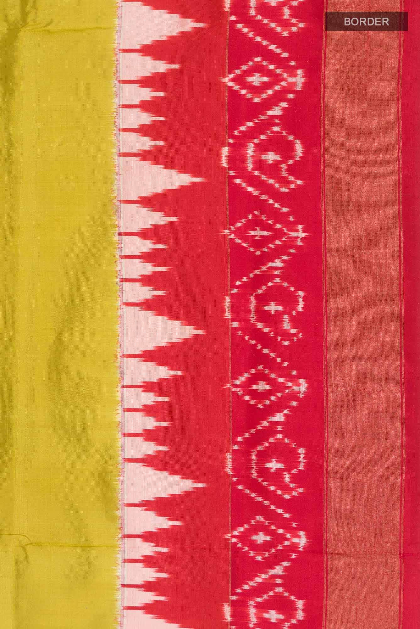Green Pochampally Silk Saree