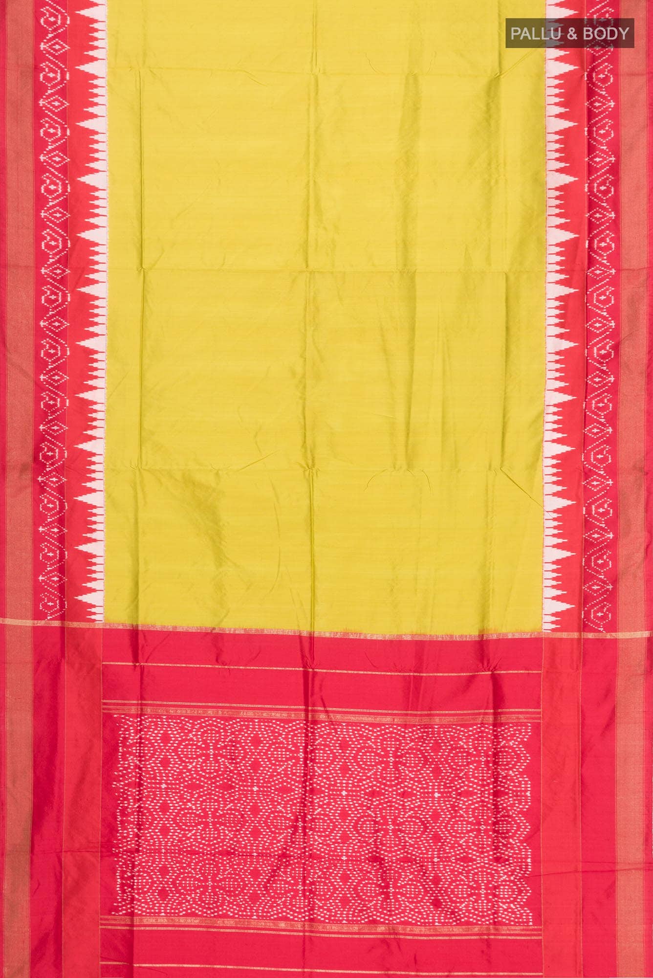 Green Pochampally Silk Saree