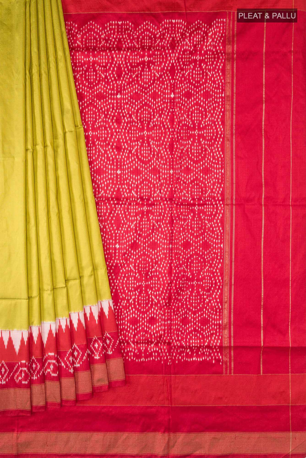Green Pochampally Silk Saree