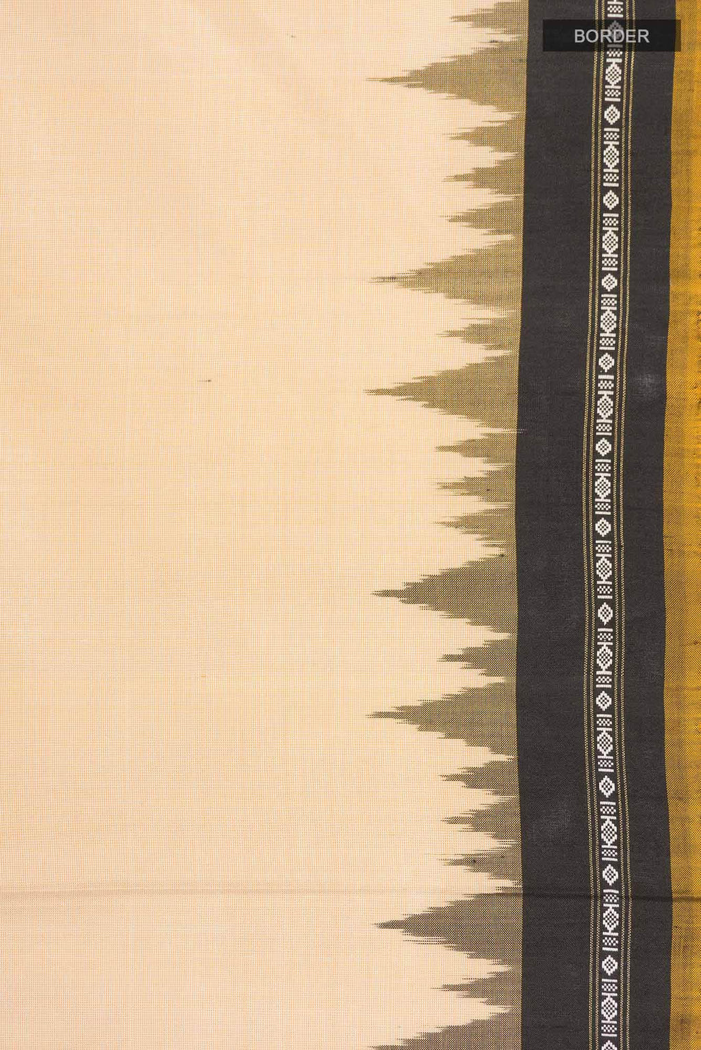 Beige Orissa Silk Saree