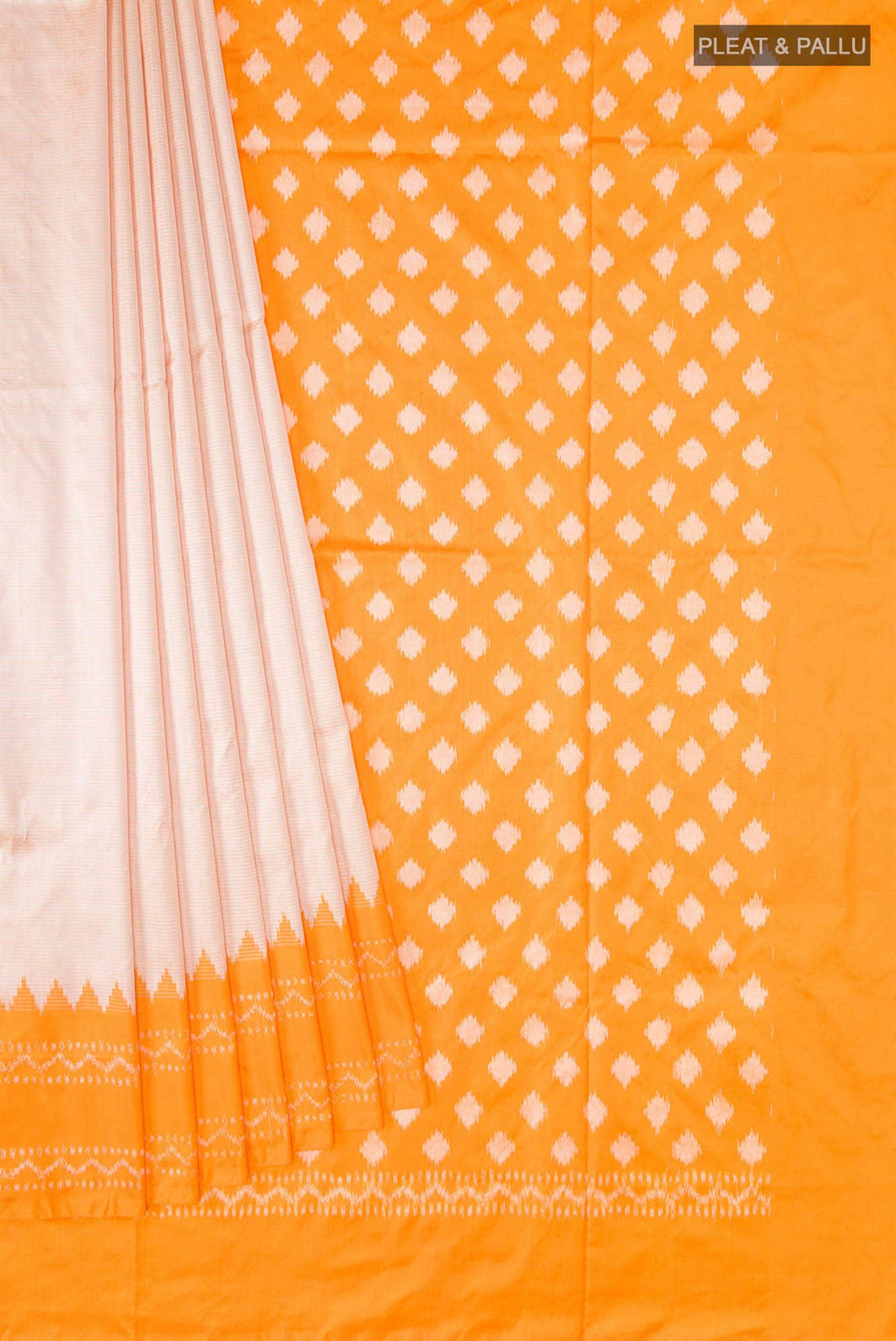 Sandal Pochampally Silk Saree