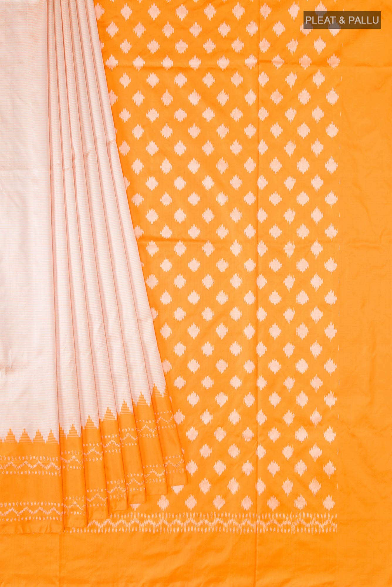 Sandal Pochampally Silk Saree