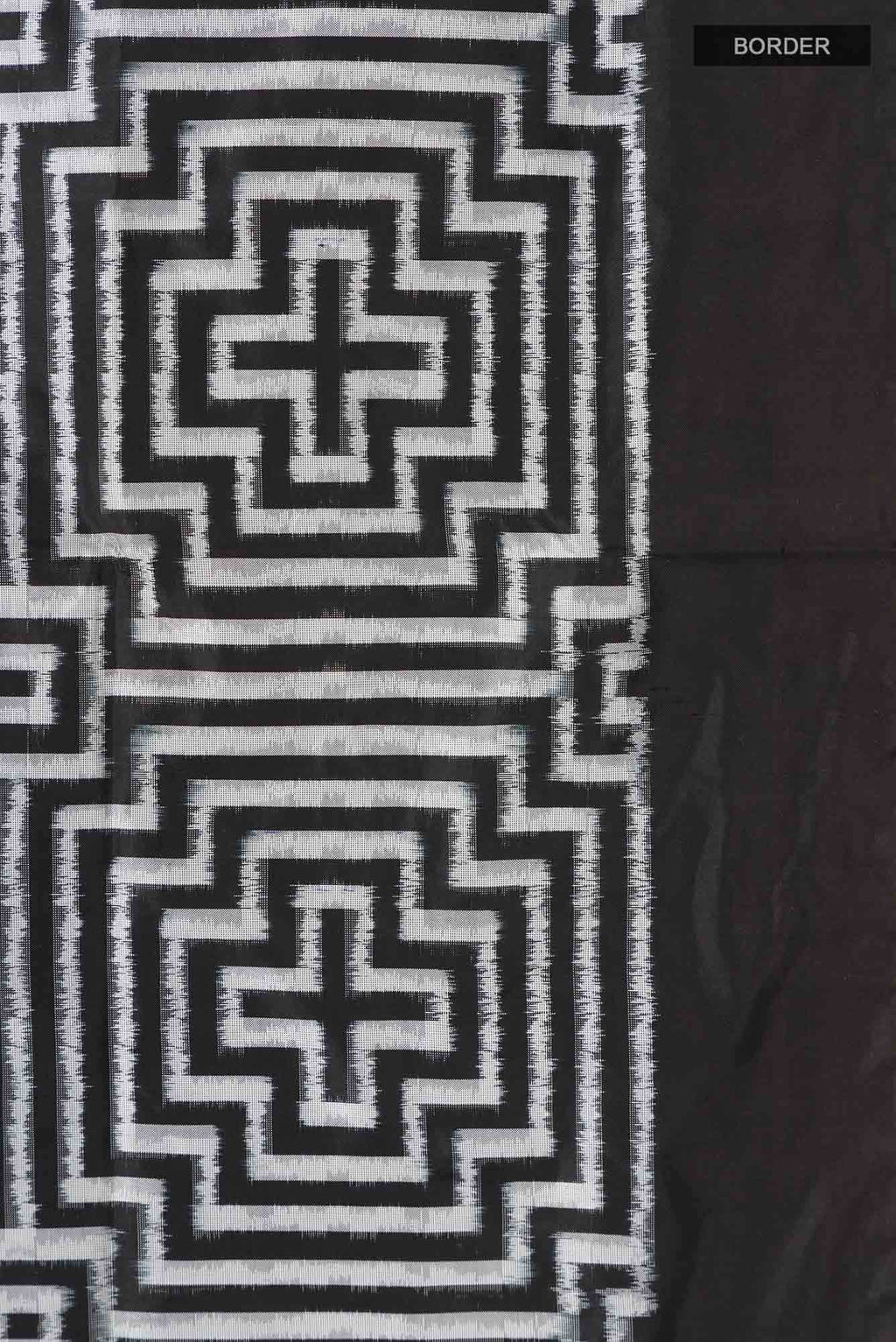 Black Pochampally Silk Saree