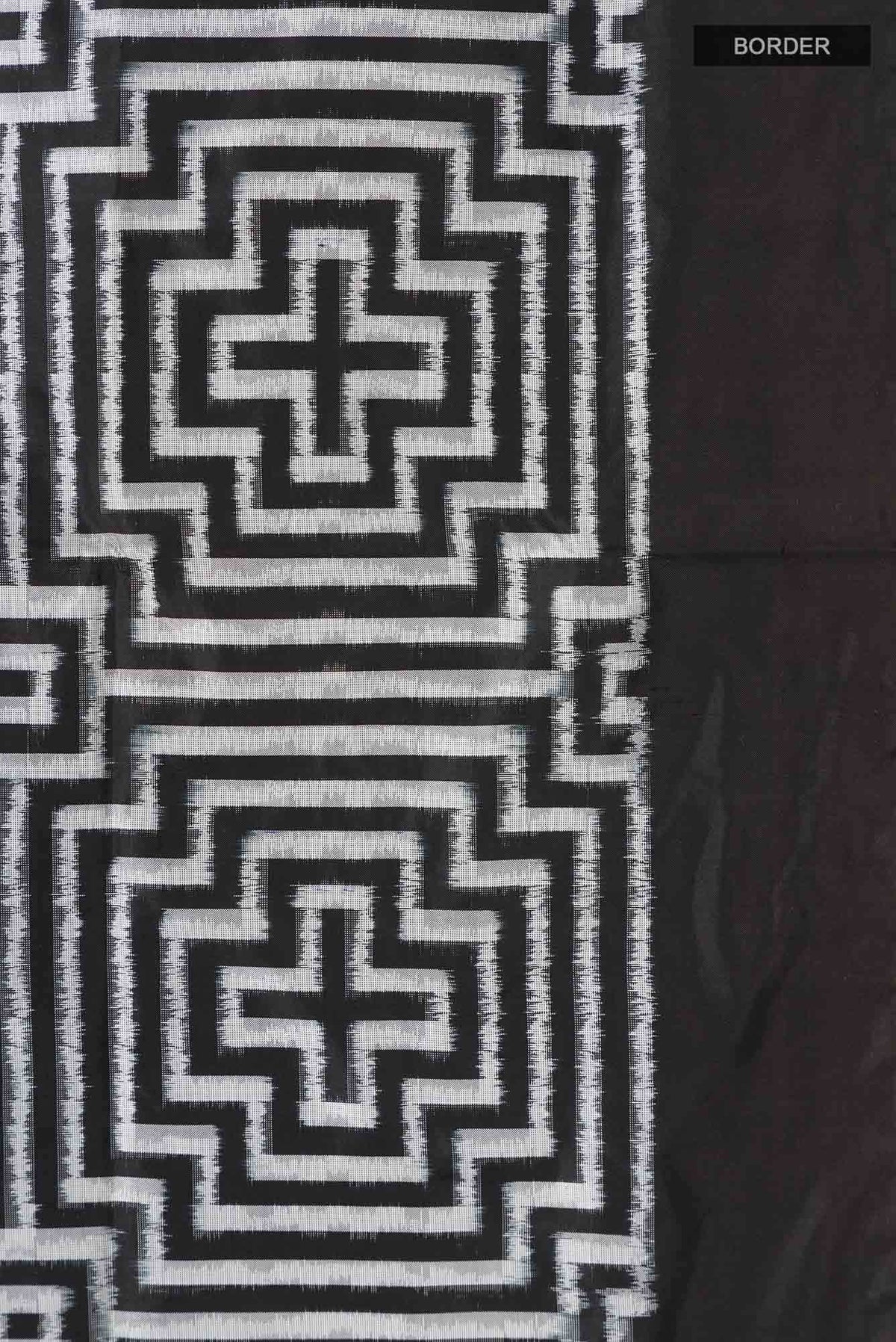 Black Pochampally Silk Saree