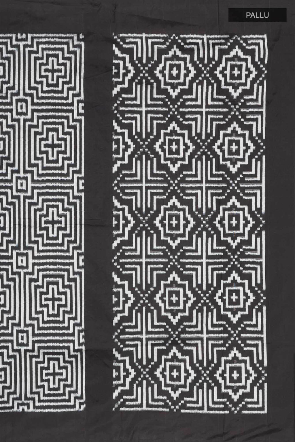 Black Pochampally Silk Saree
