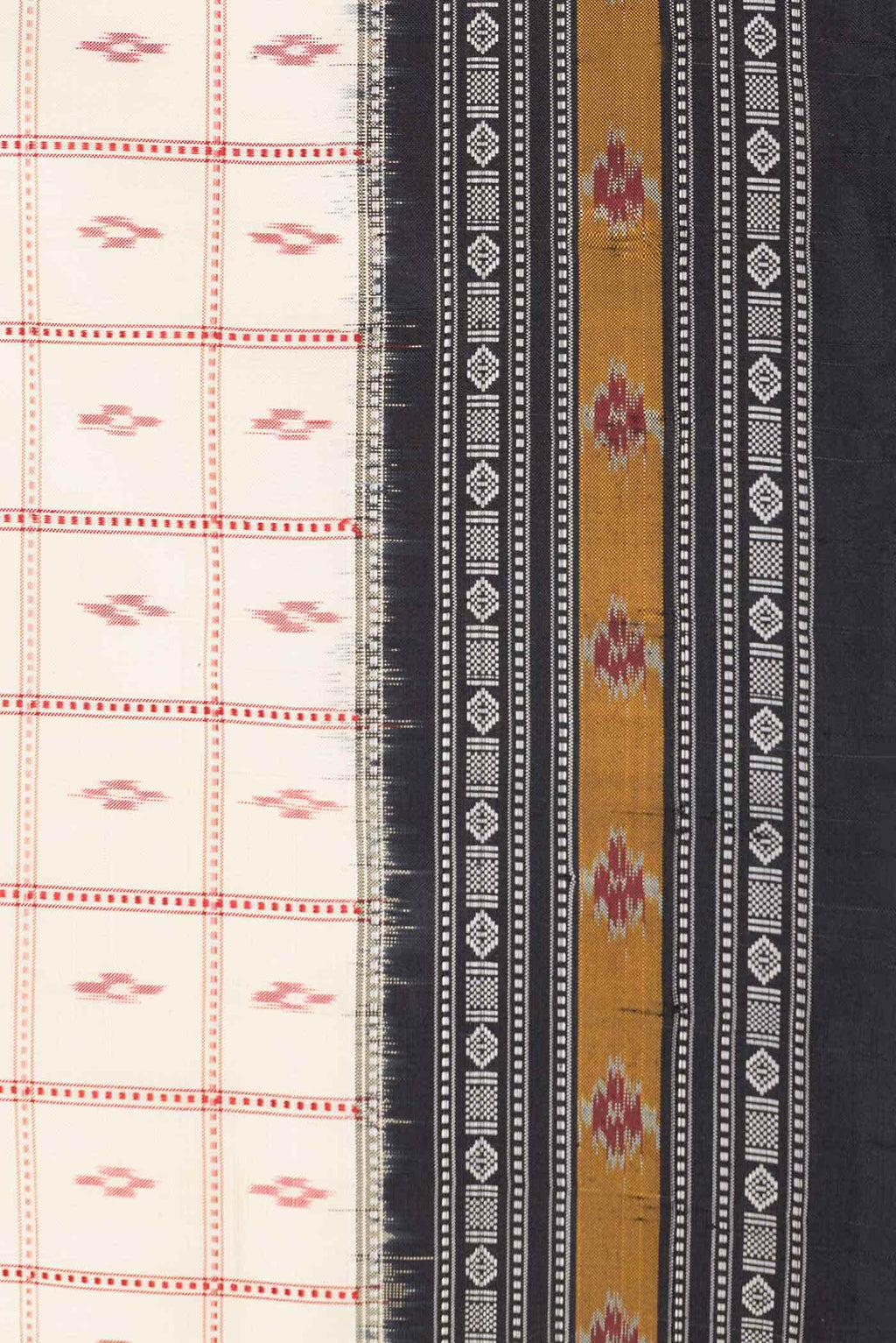 Sandal Dual Tone Double Ikat Saree
