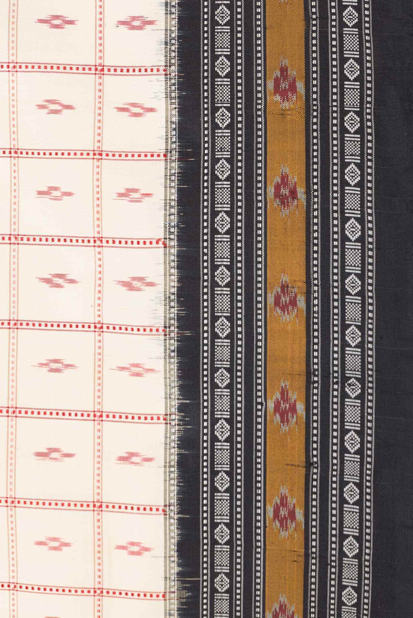 Sandal Dual Tone Double Ikat Saree