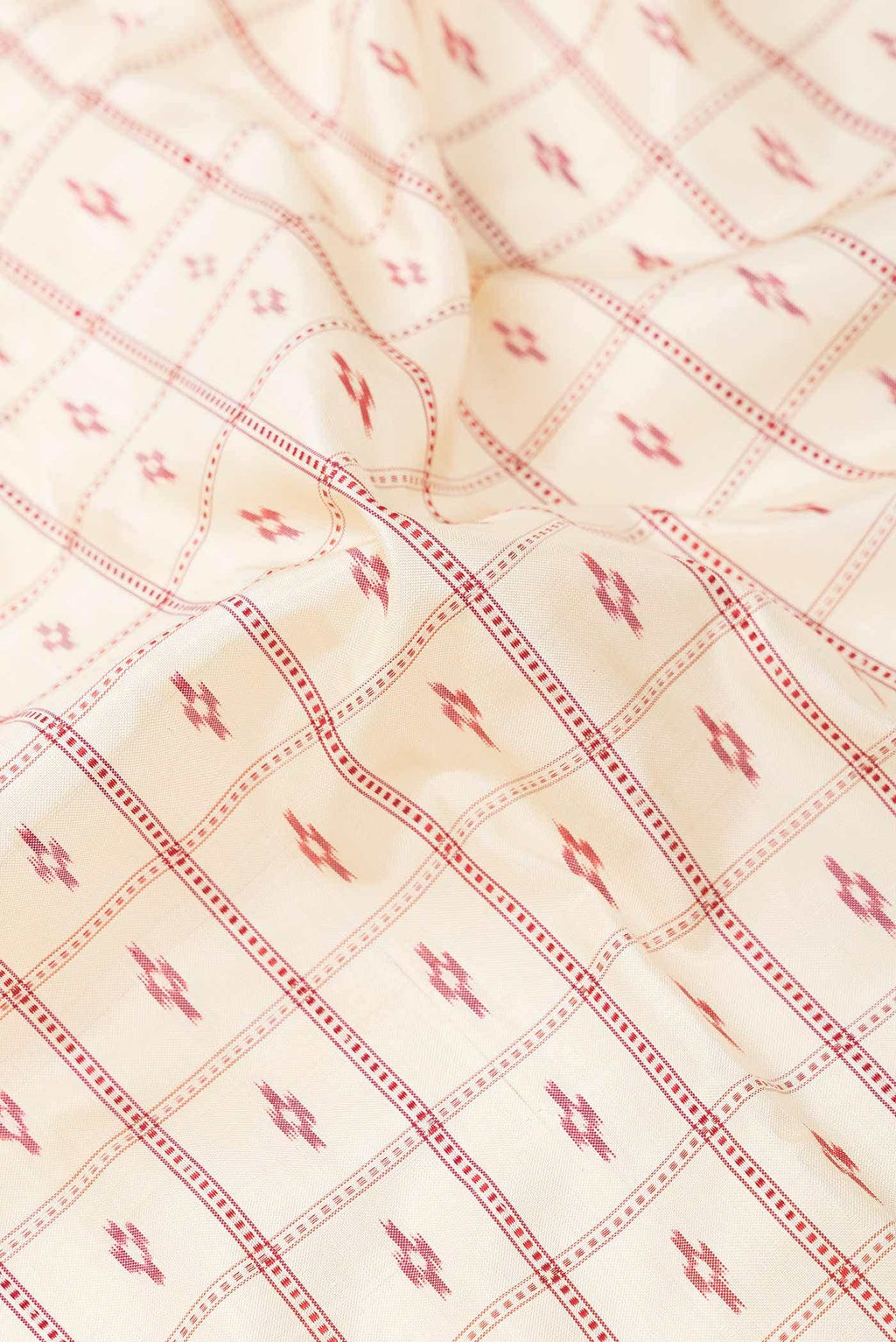 Sandal Dual Tone Double Ikat Saree