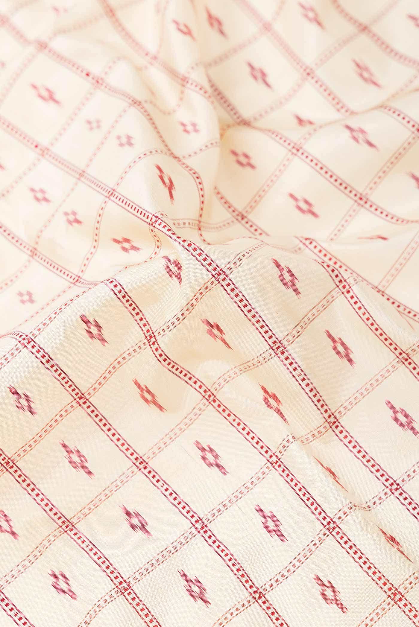 Sandal Dual Tone Double Ikat Saree