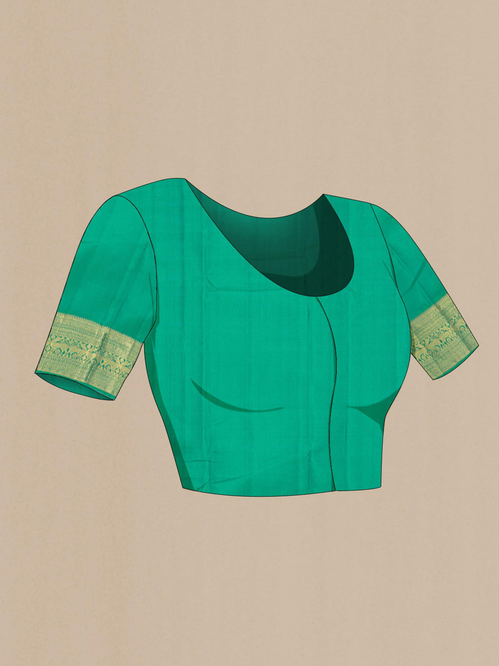 Green Kanchipuram Silk Saree