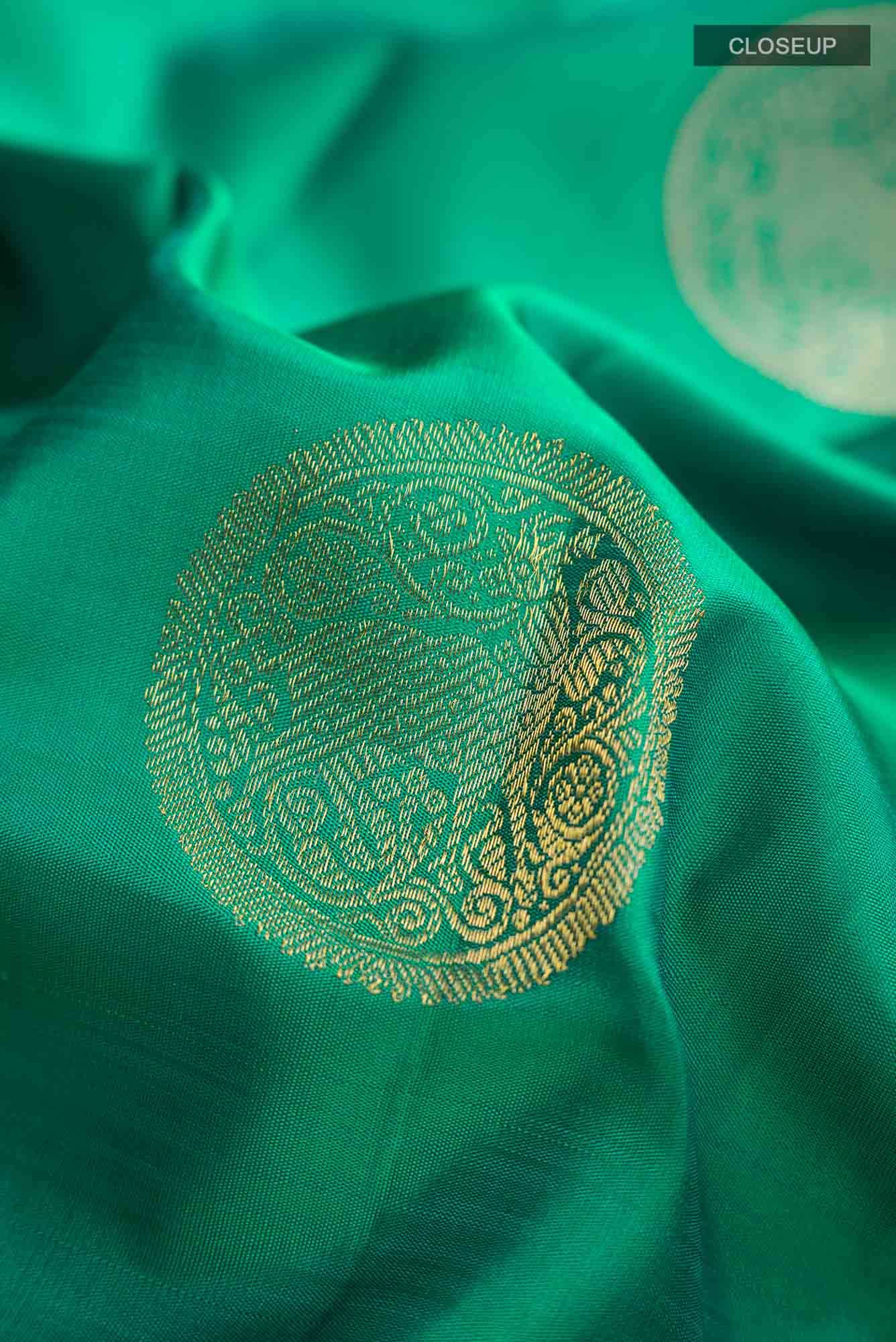 Green Kanchipuram Silk Saree