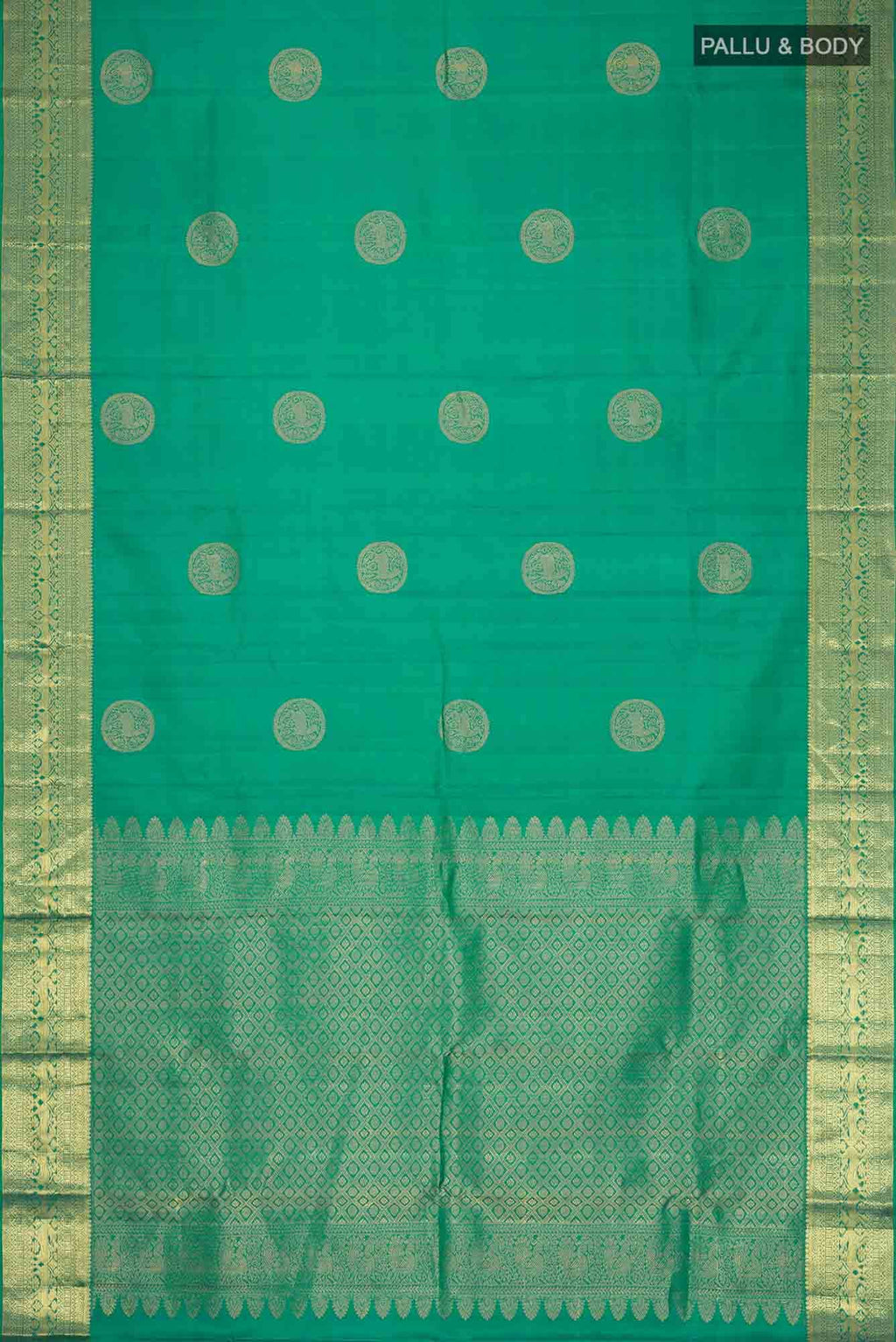 Green Kanchipuram Silk Saree