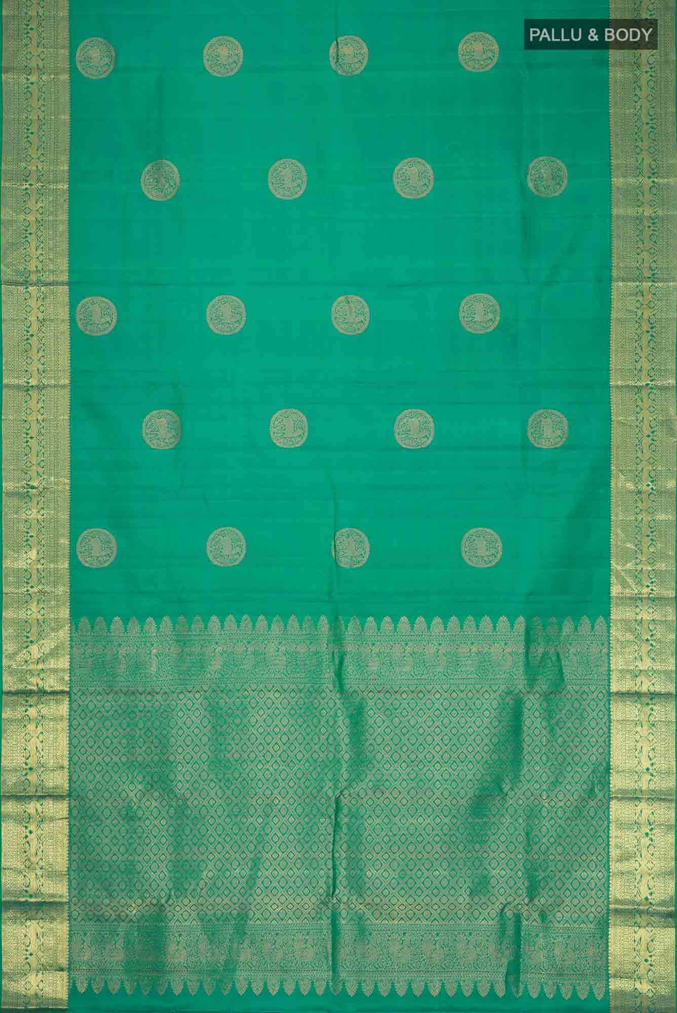 Green Kanchipuram Silk Saree