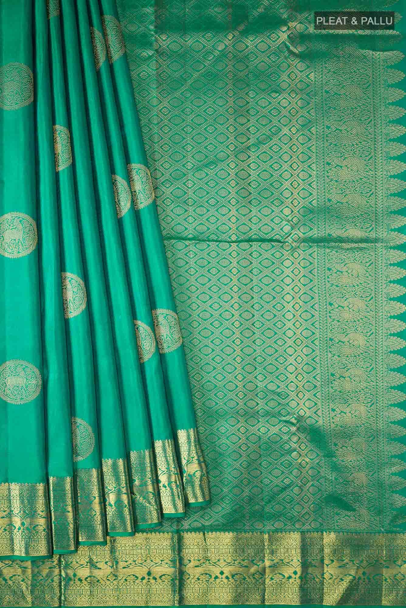 Green Kanchipuram Silk Saree