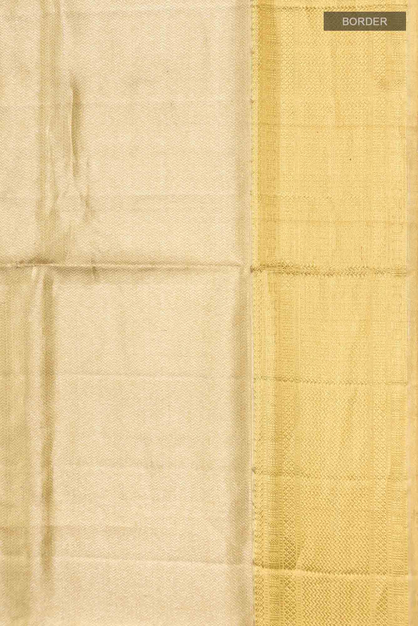 Gold Kanchipuram Tissue Silk Saree