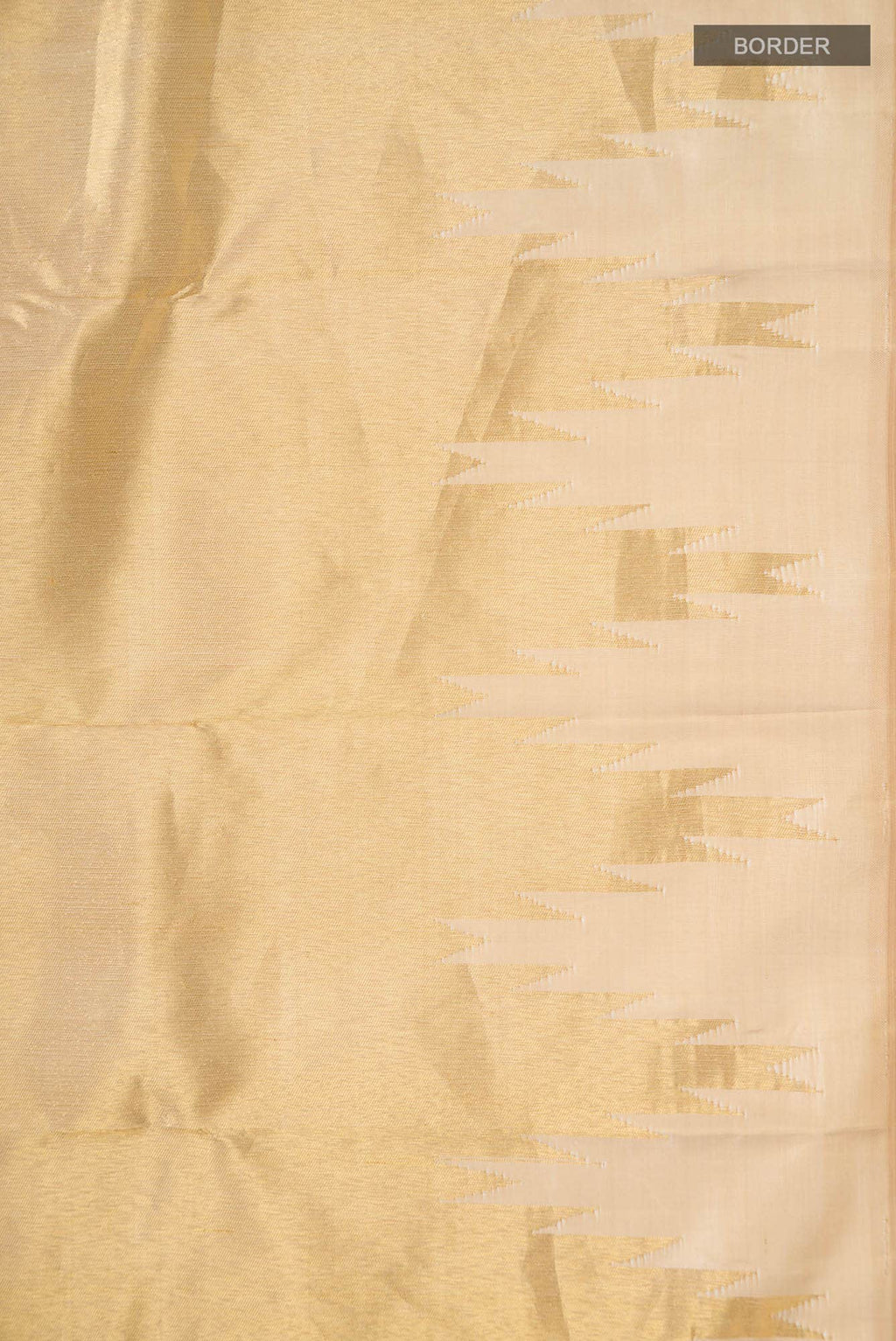 Gold Kanchipuram Silk Saree