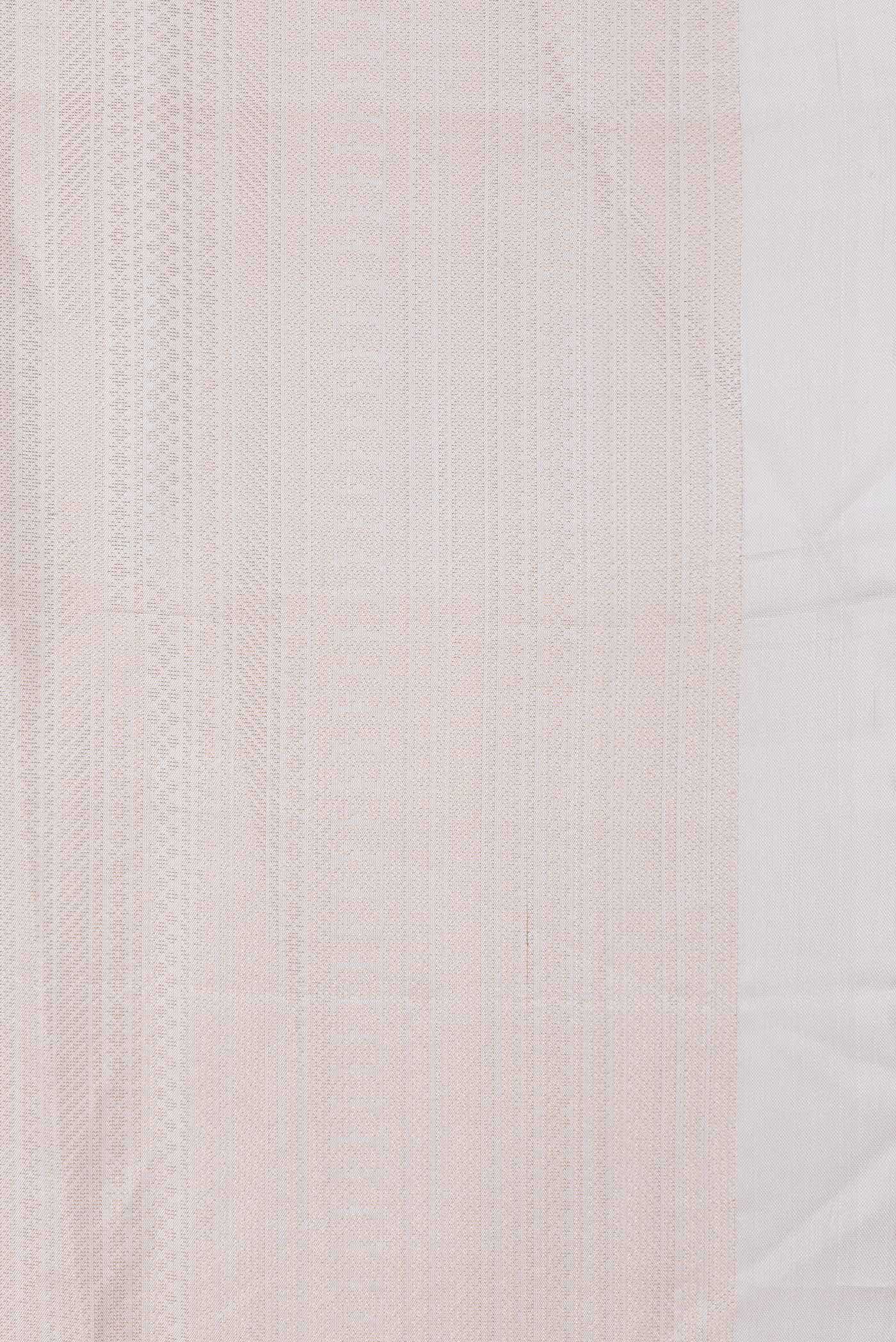 Off White Dual Tone Soft Silk Saree