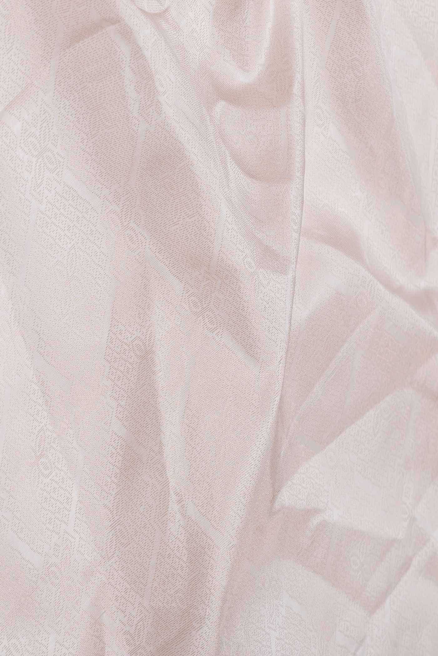 Off White Dual Tone Soft Silk Saree