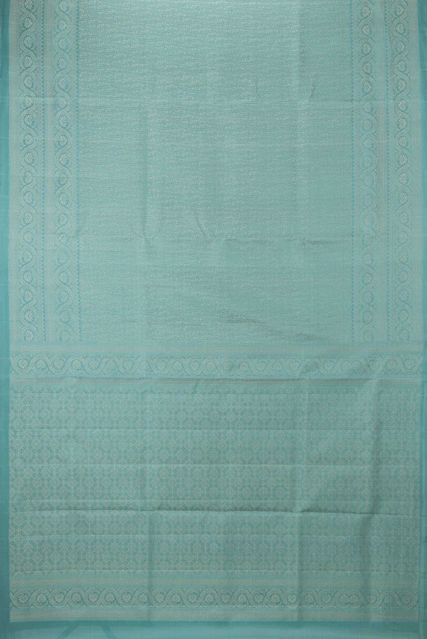 Green Dual Tone Soft Silk Saree
