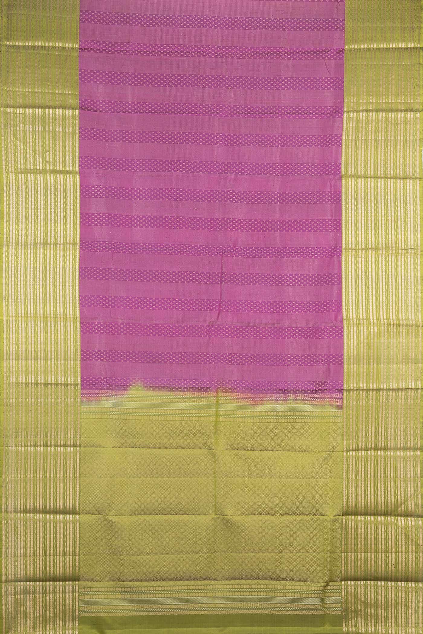 Rani Pink Dual Tone Kanchipuram Silk Saree