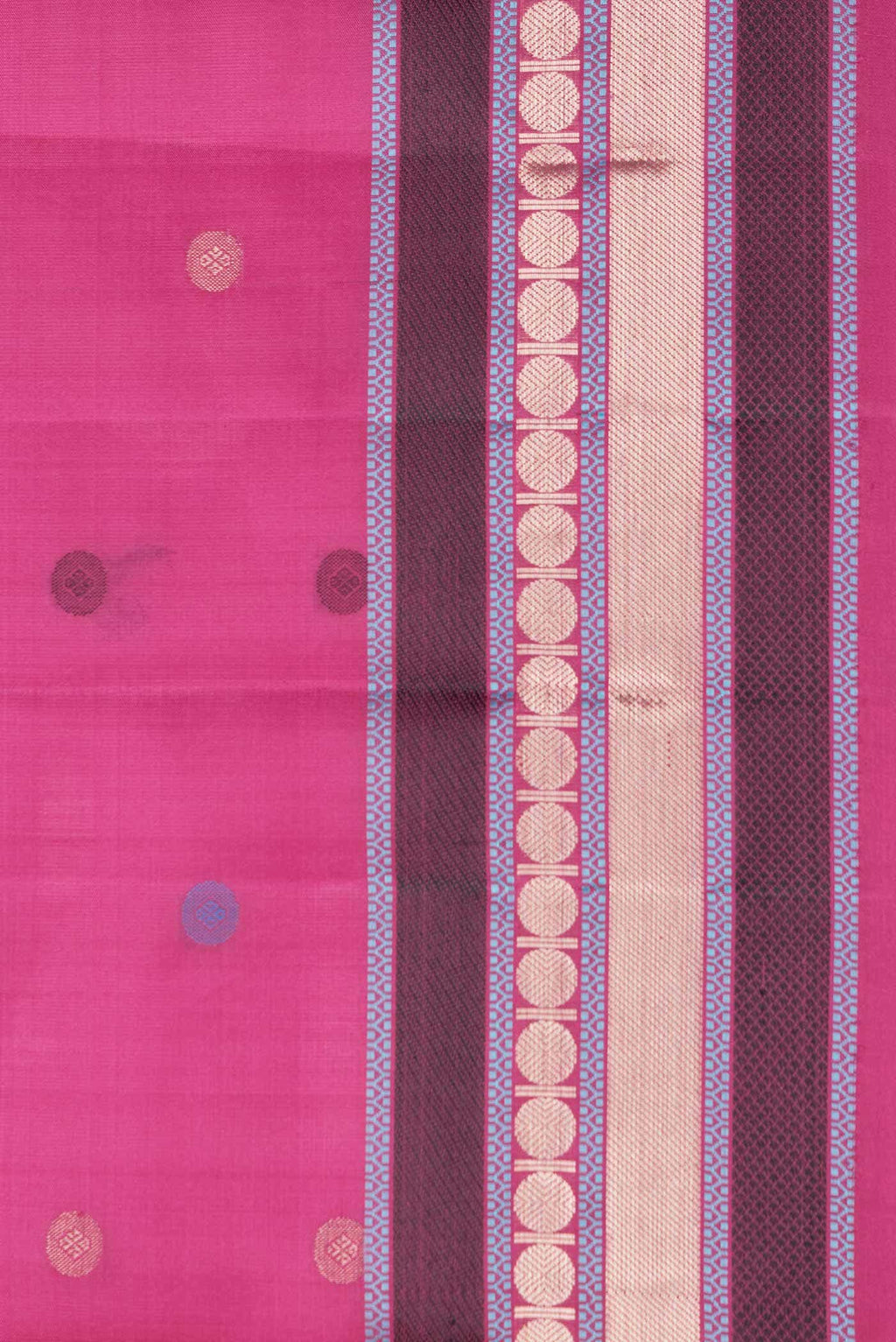 Pink Kanchipuram Silk Saree