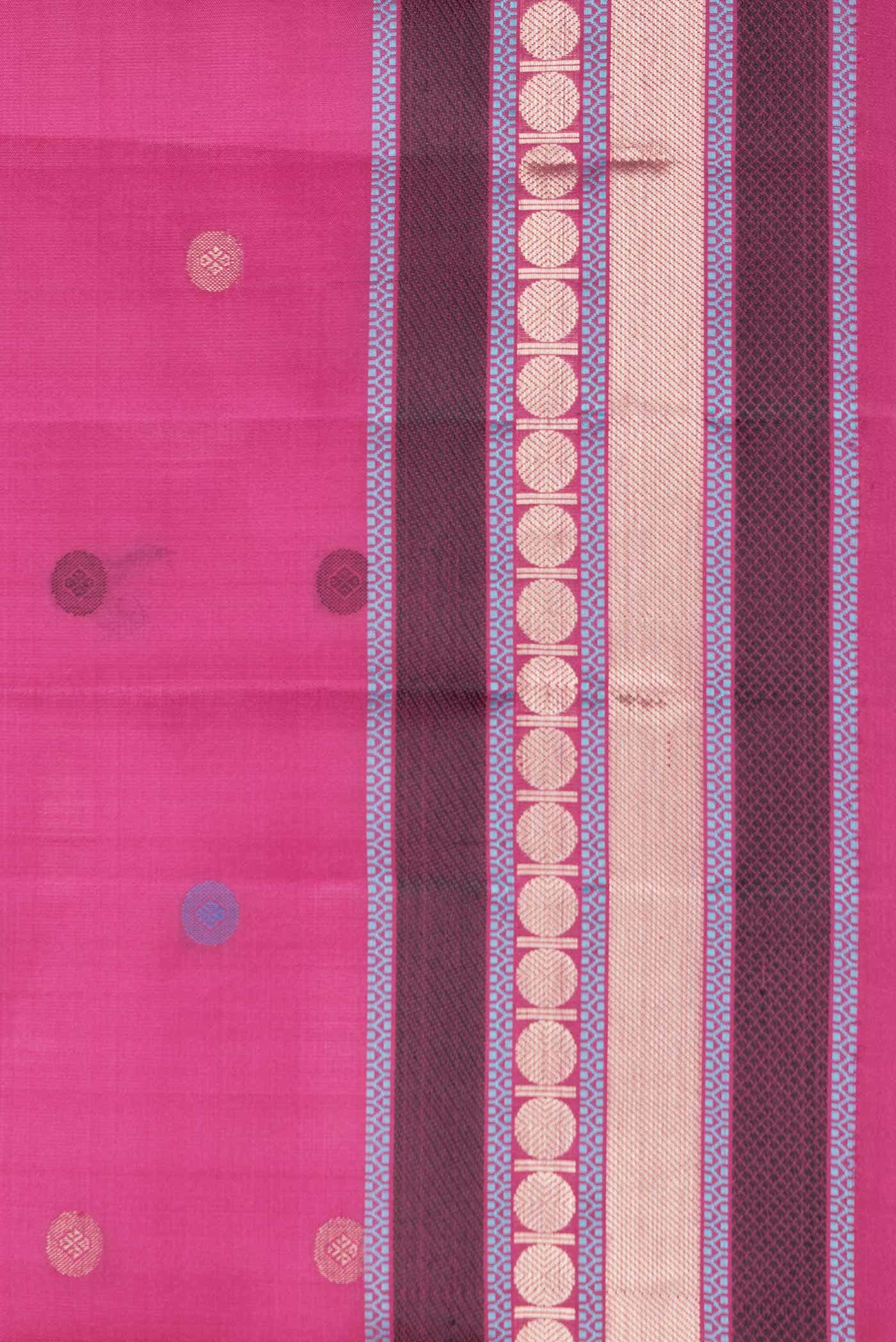 Pink Kanchipuram Silk Saree