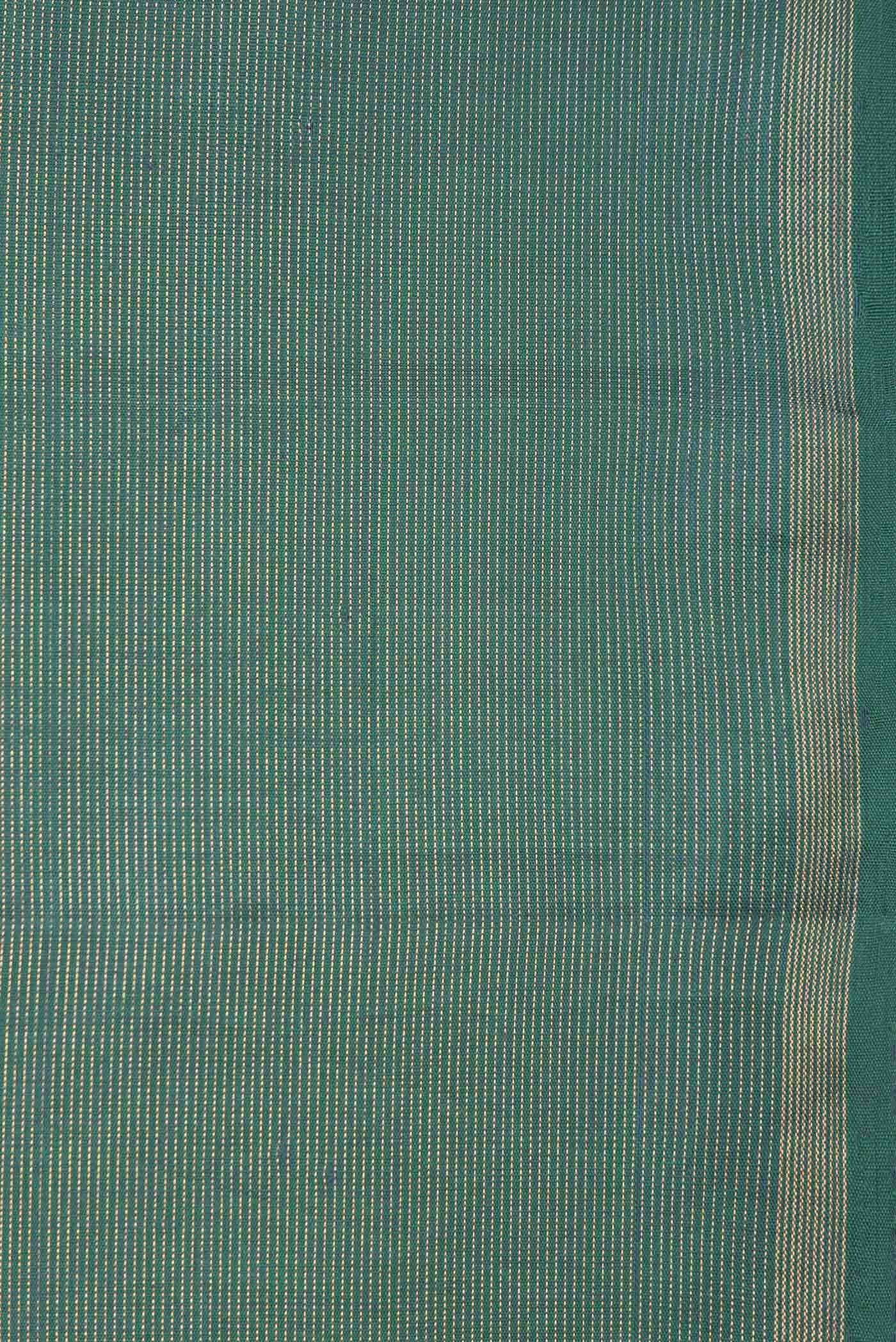 Green Dual Tone Kanchipuram Silk Saree