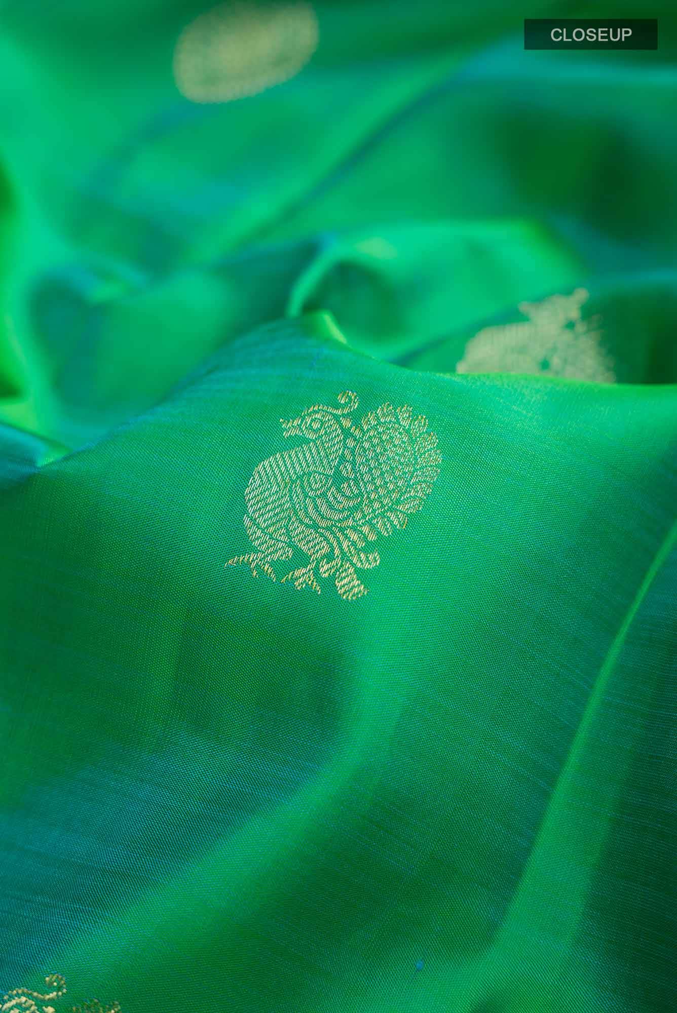 Green Kanchipuram Silk Saree