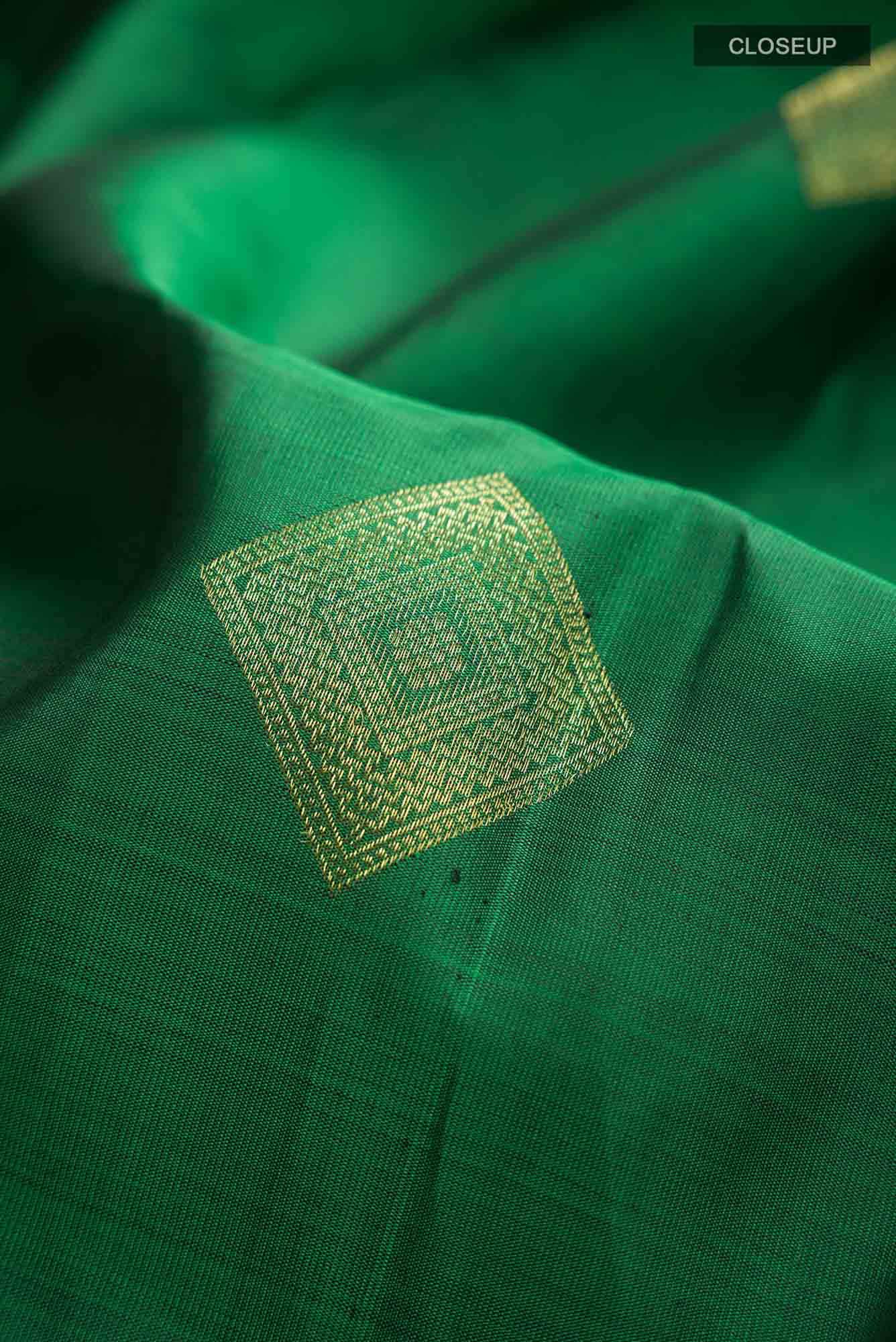 Green Kanchipuram Silk Saree
