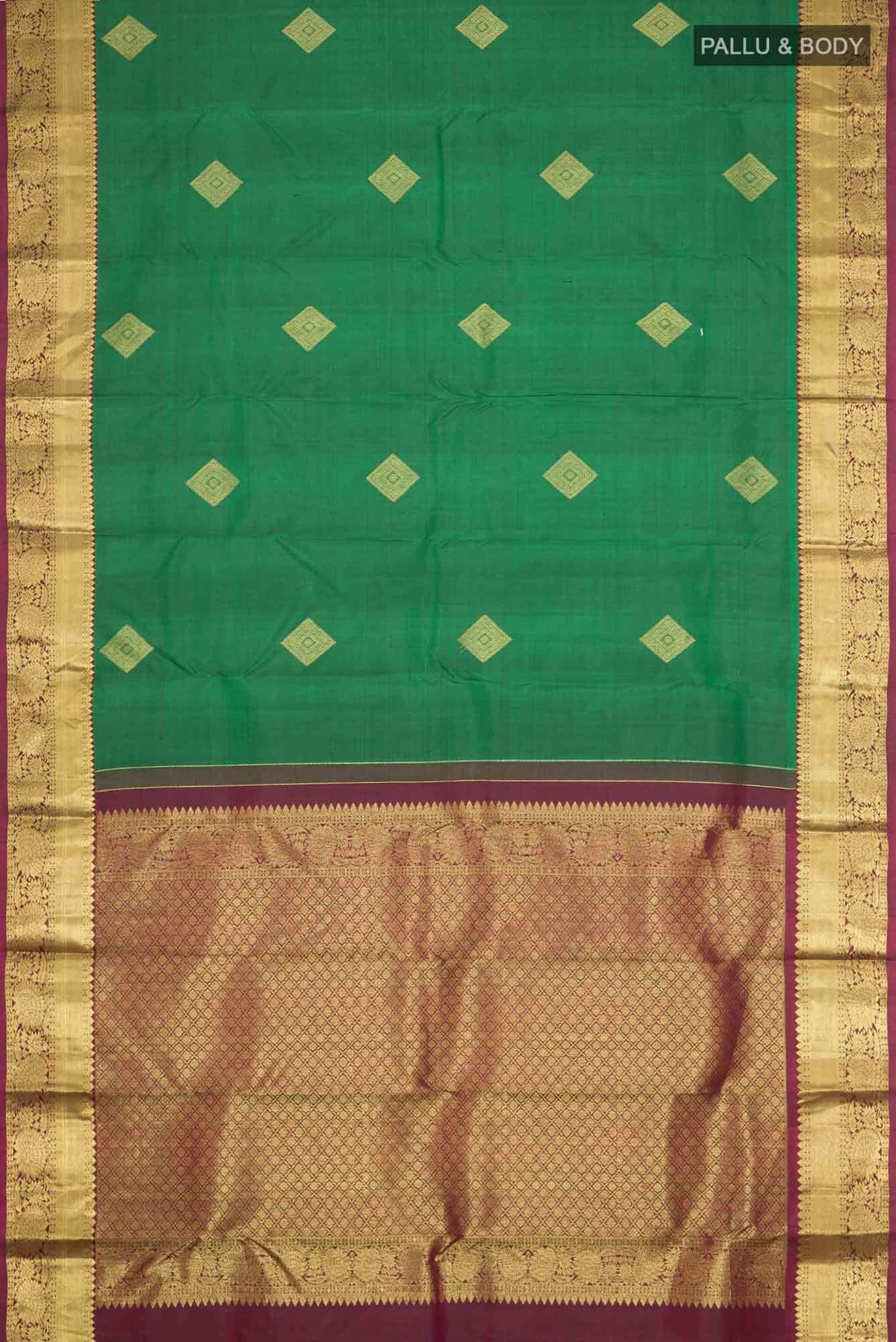 Green Kanchipuram Silk Saree