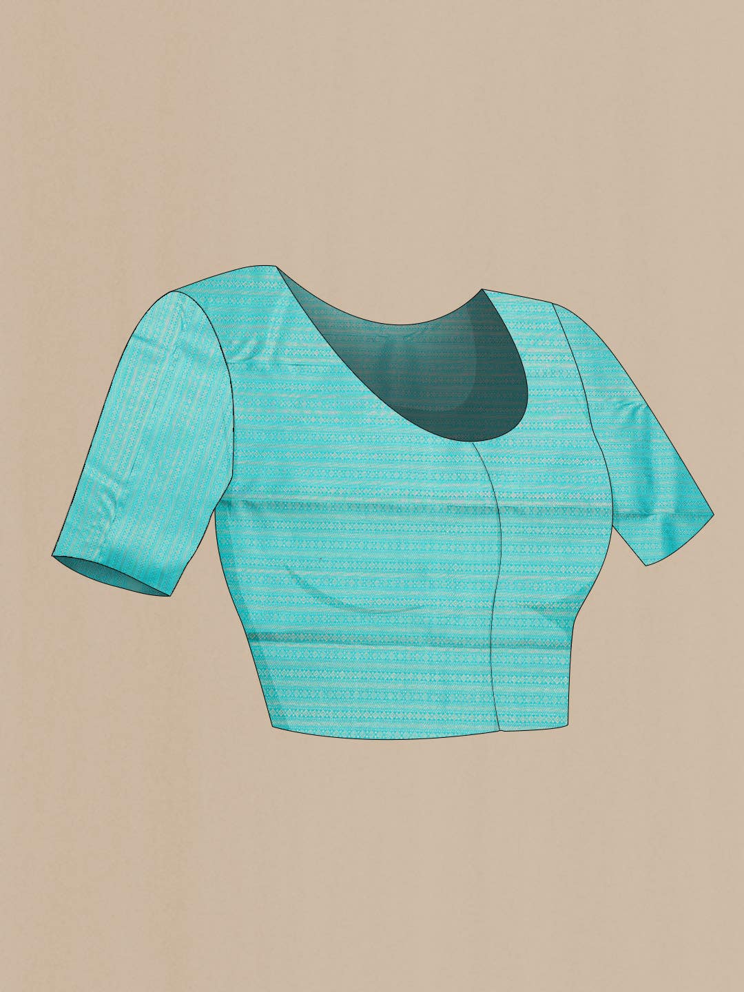 Navy Blue Dual Tone Kanchipuram Silk Saree