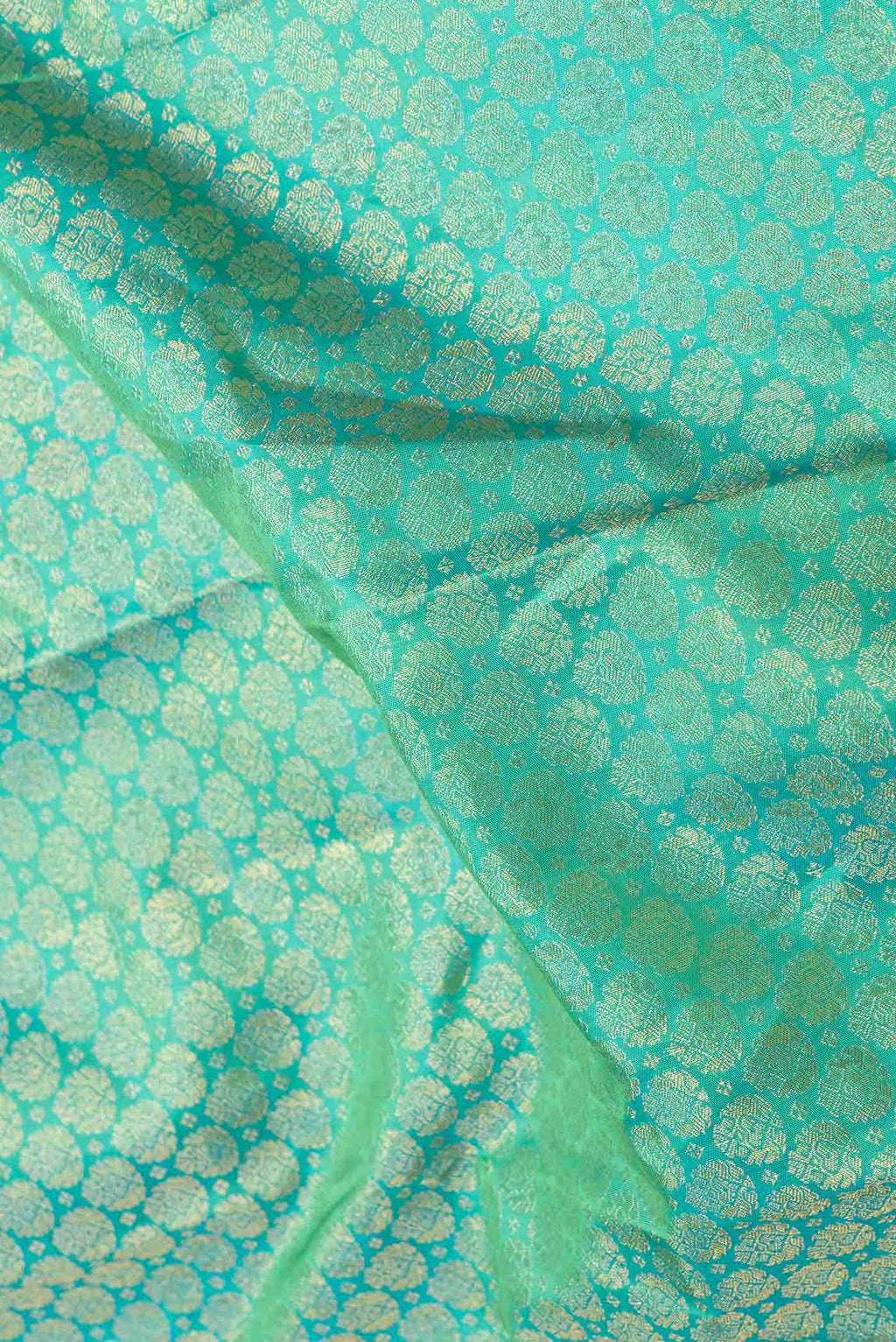 Green Dual Tone Kanchipuram Silk Saree
