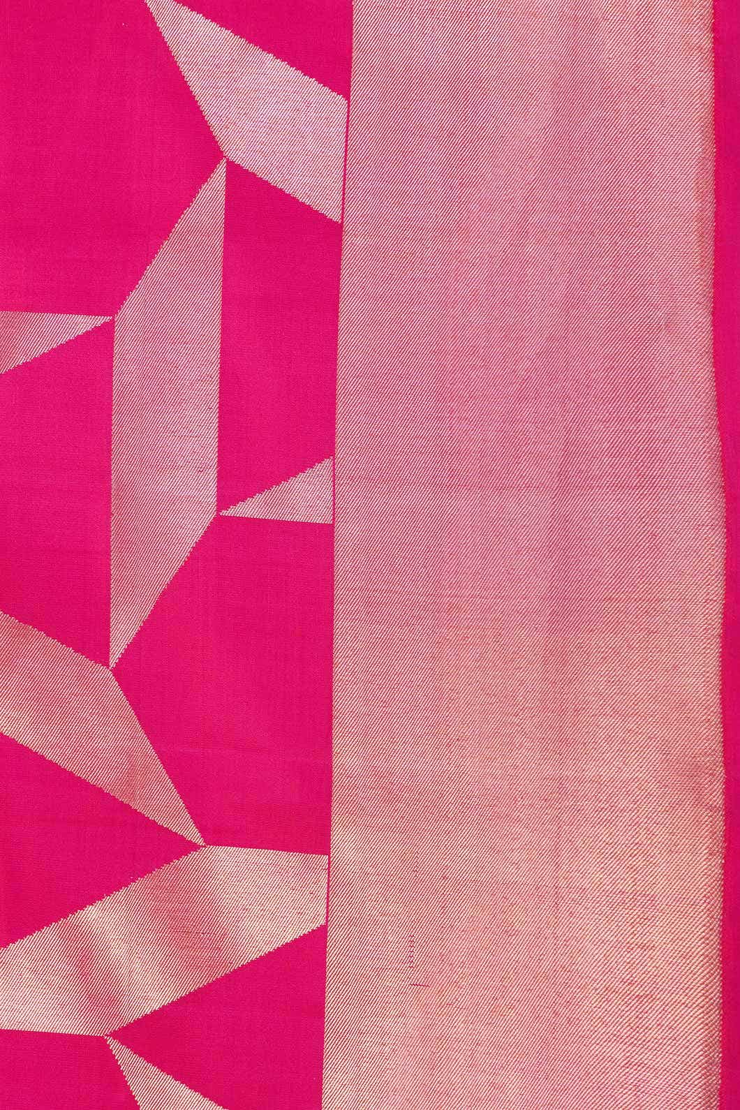 Pink Dual Tone Kanchipuram Silk Saree