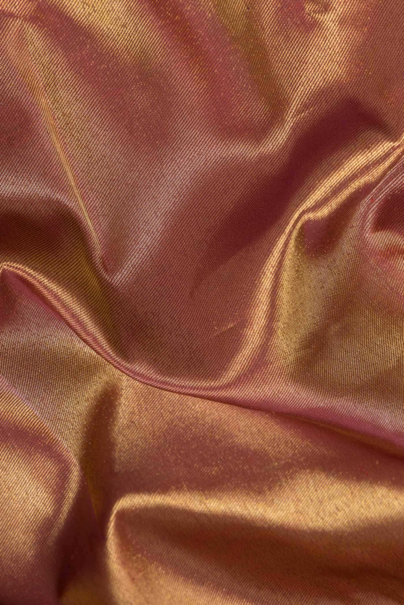 Maroon Dual Tone Kanchipuram Silk Saree