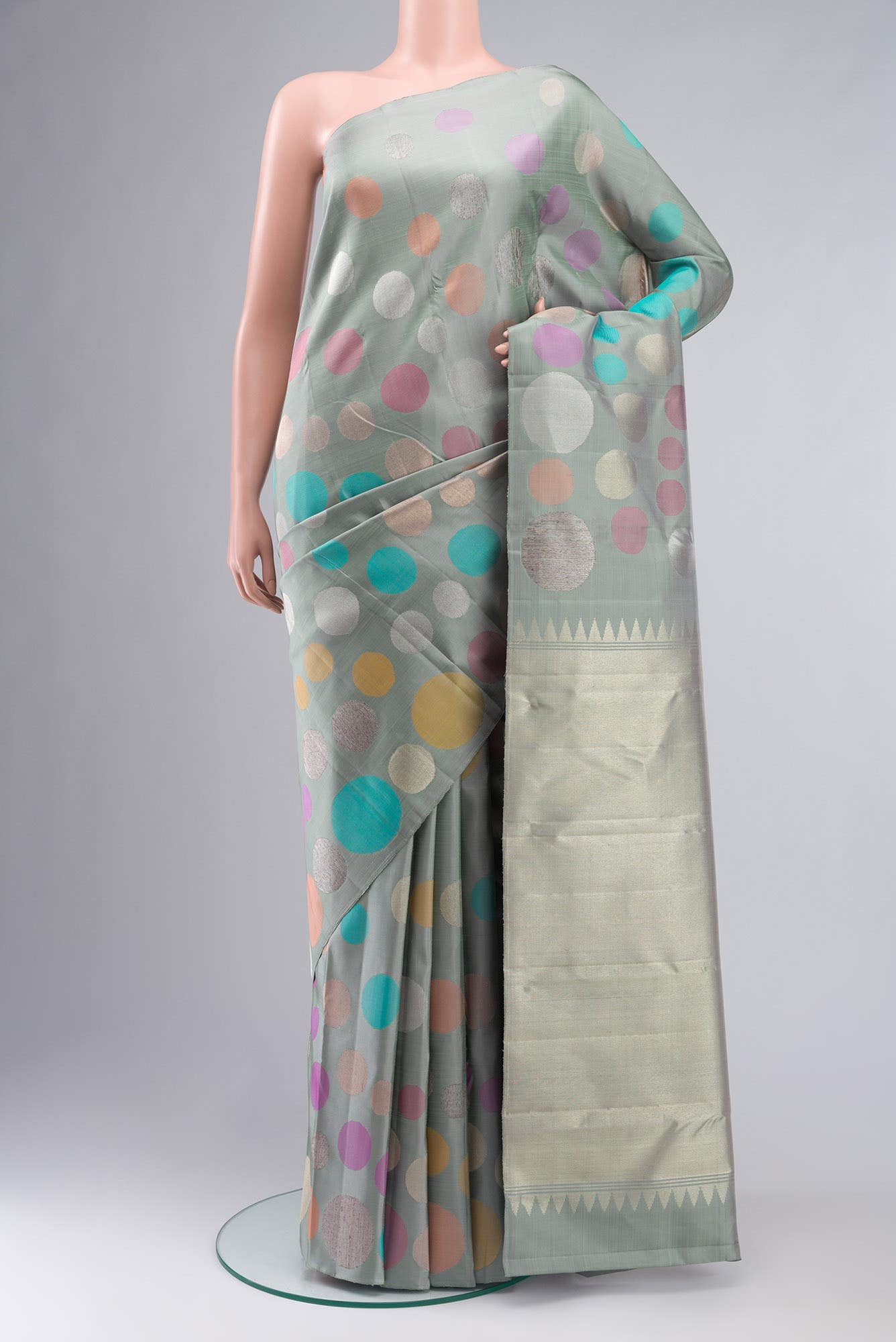 Green Kanchipuram Silk Saree