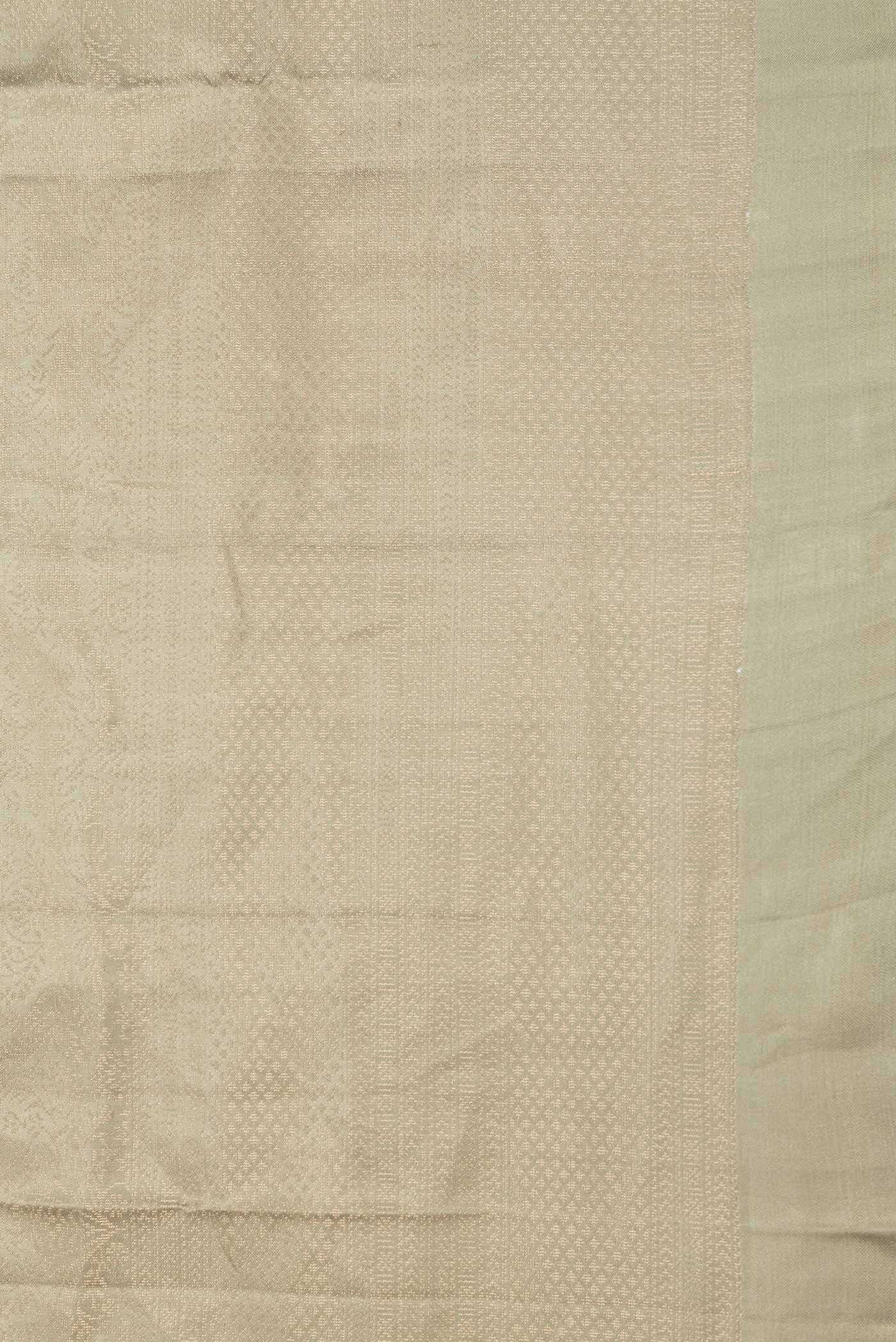 Green Dual Tone Soft Silk Saree