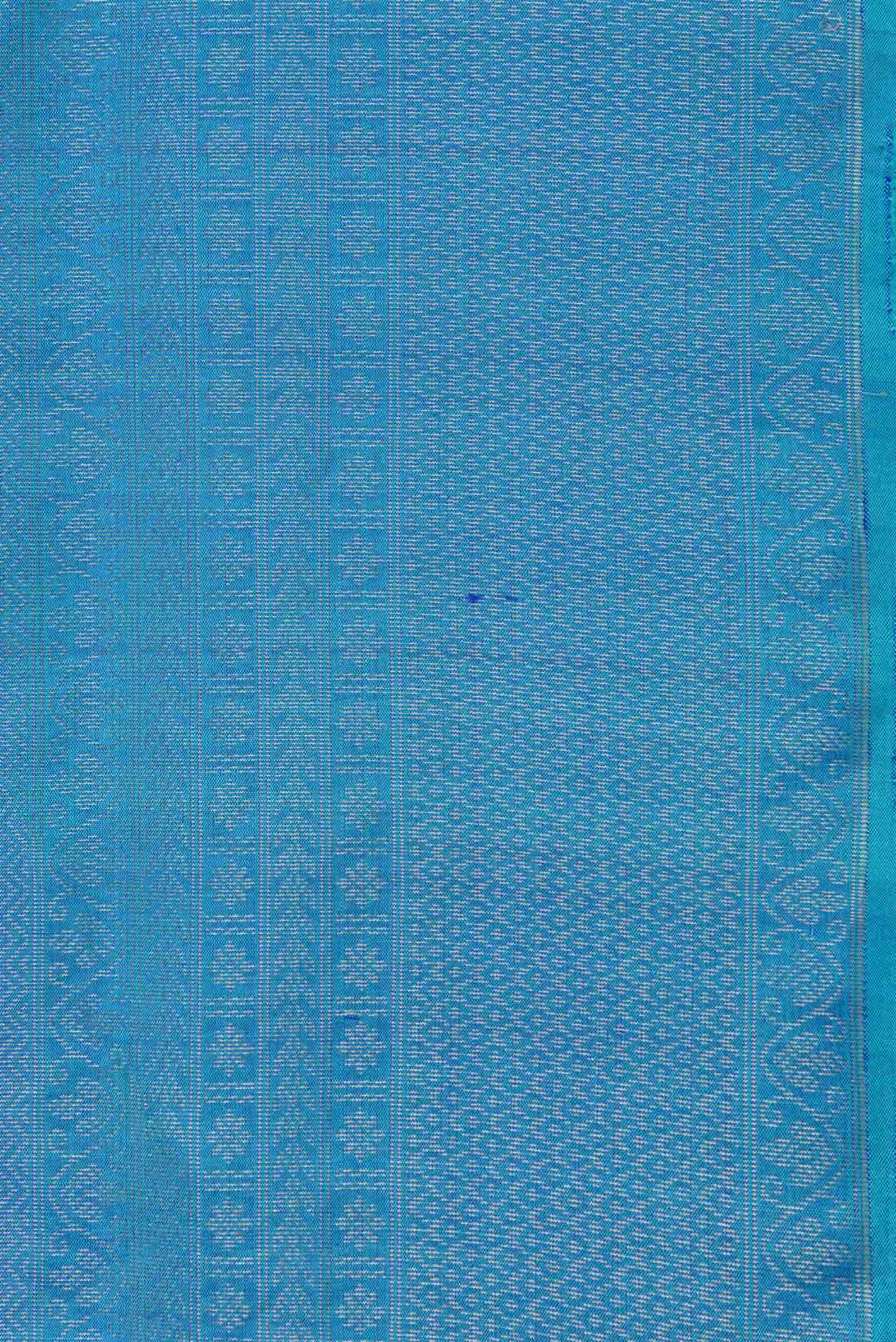 Sky Blue Dual Tone Soft Silk Saree