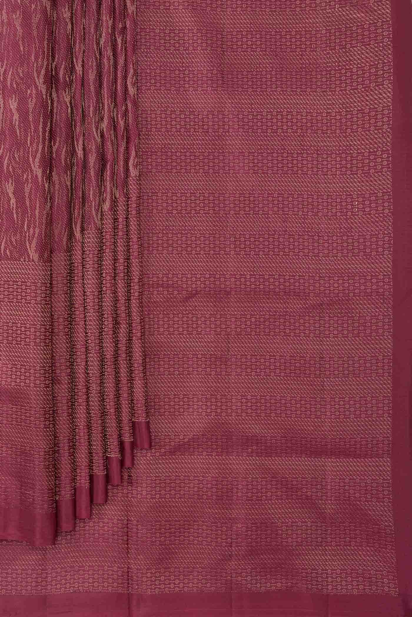 Magenta Dual Tone Soft Silk Saree