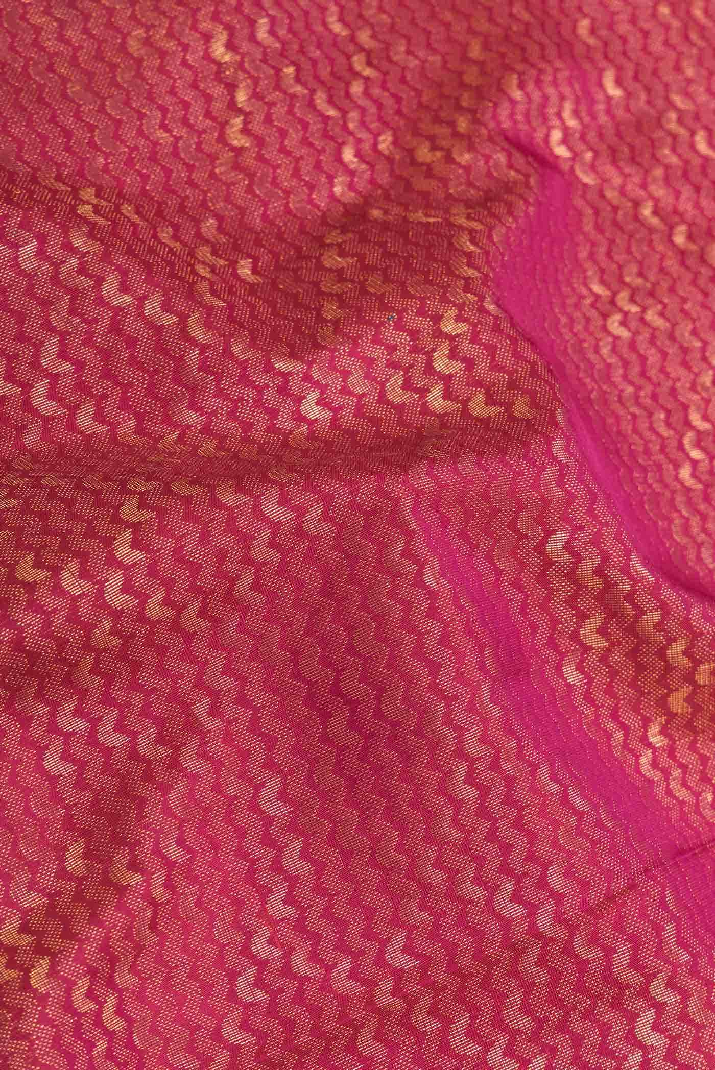 Dark Pink Dual Tone Soft Silk Saree