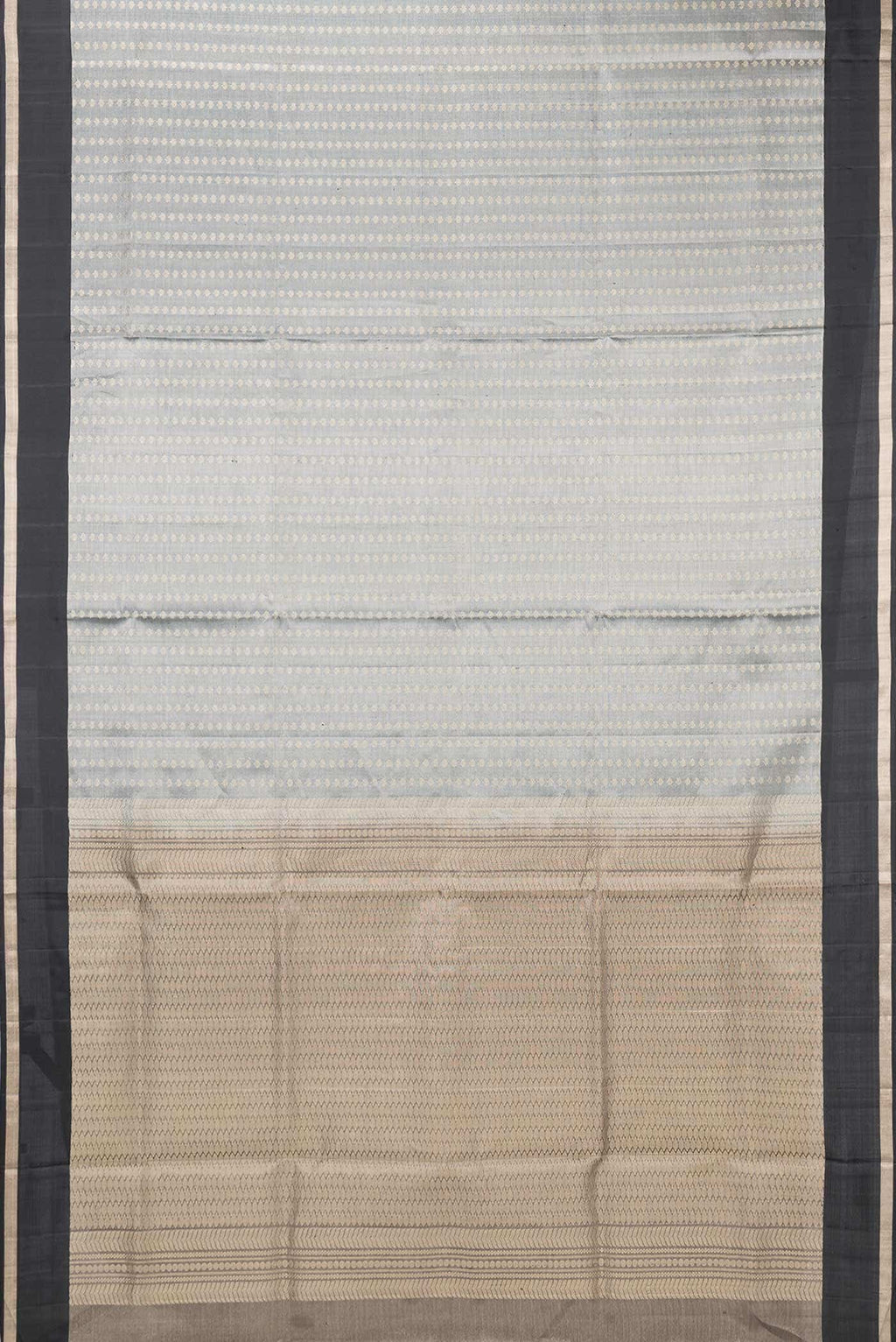 Grey Dual Tone Soft Silk Saree