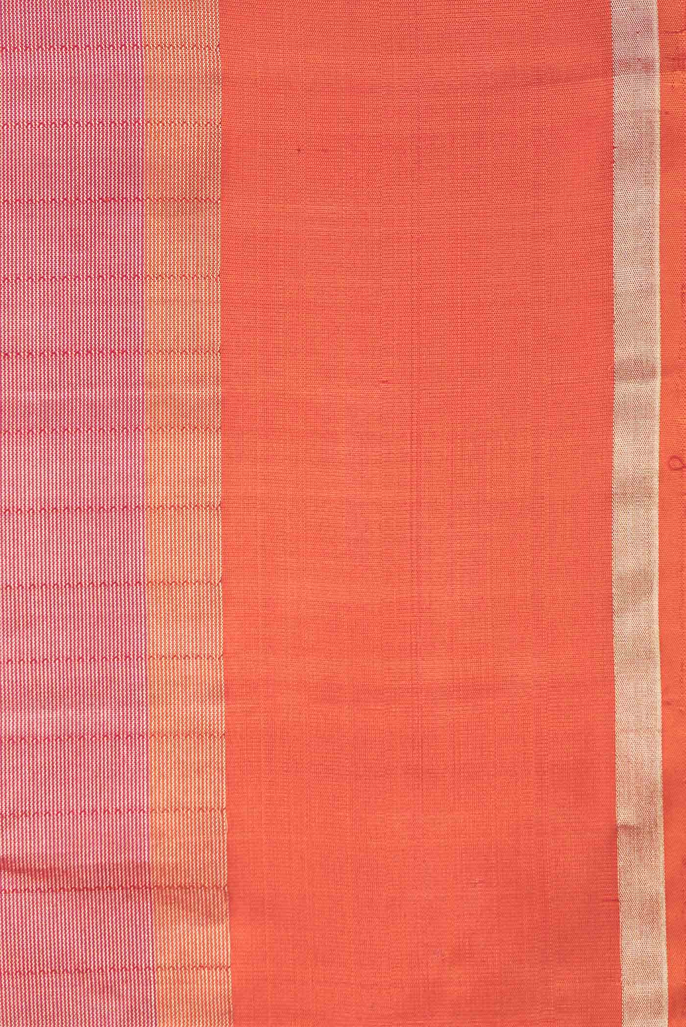 Red Dual Tone Soft Silk Saree