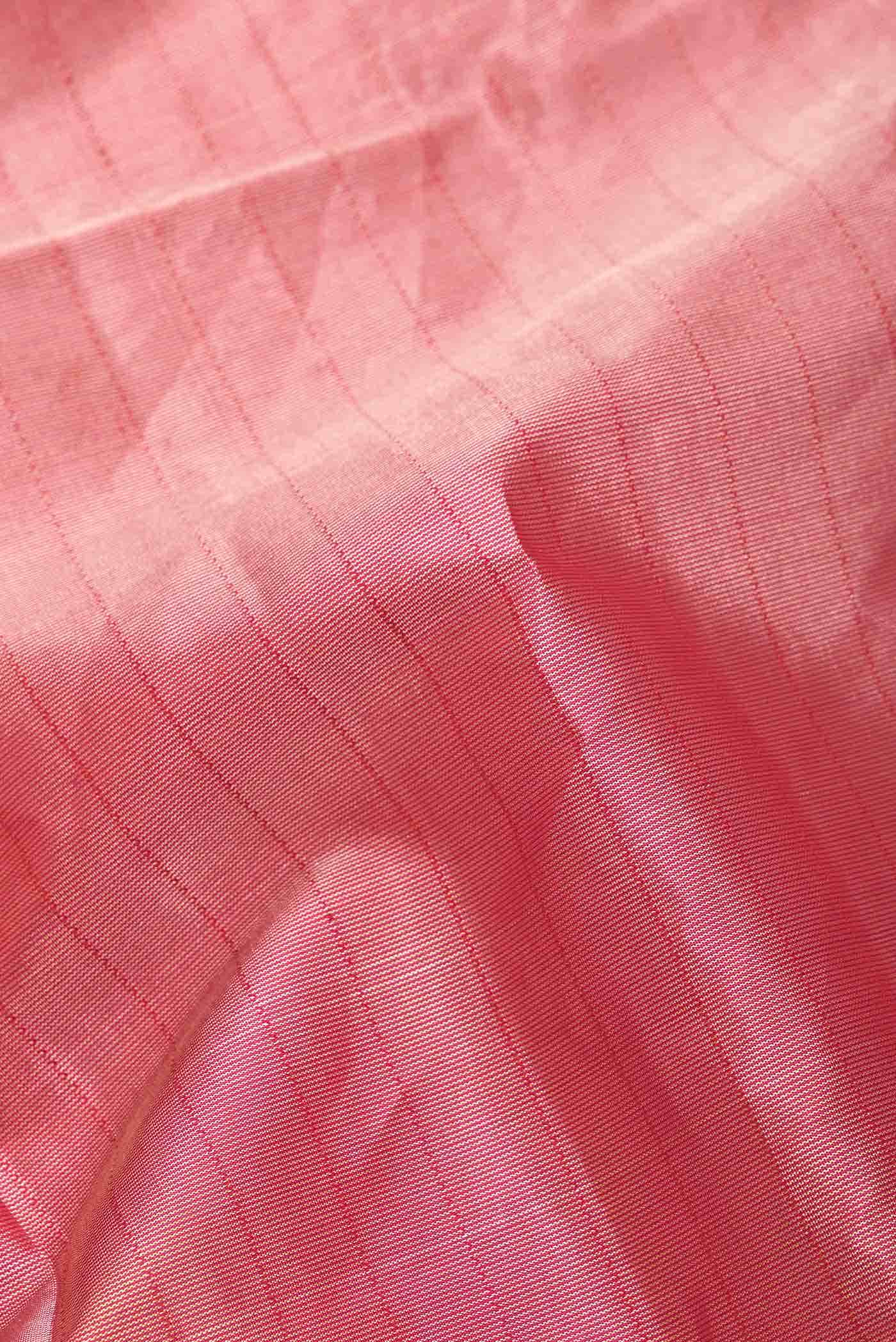 Red Dual Tone Soft Silk Saree