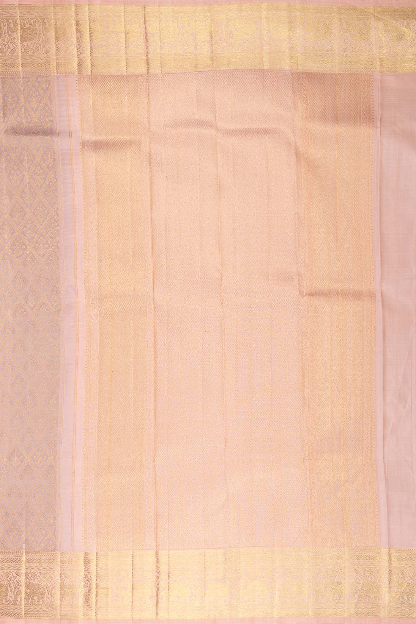 Lilac Dual Tone Kanchipuram Silk Saree