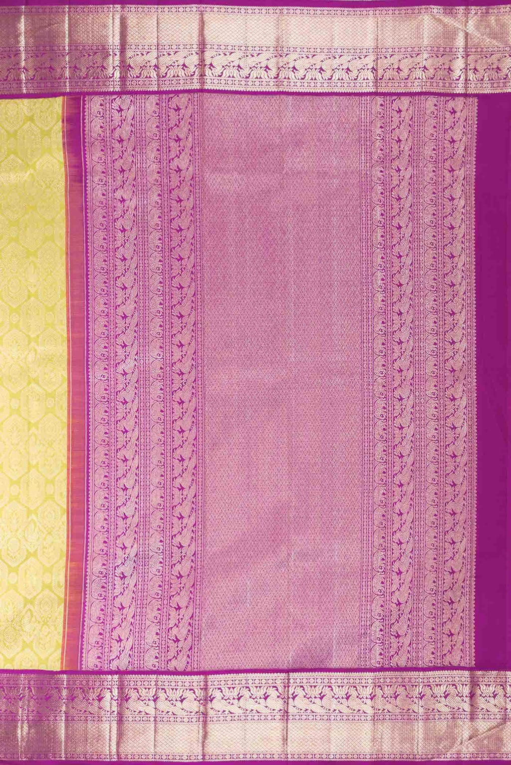 Mehandi Green Dual Tone Kanchipuram Silk Saree