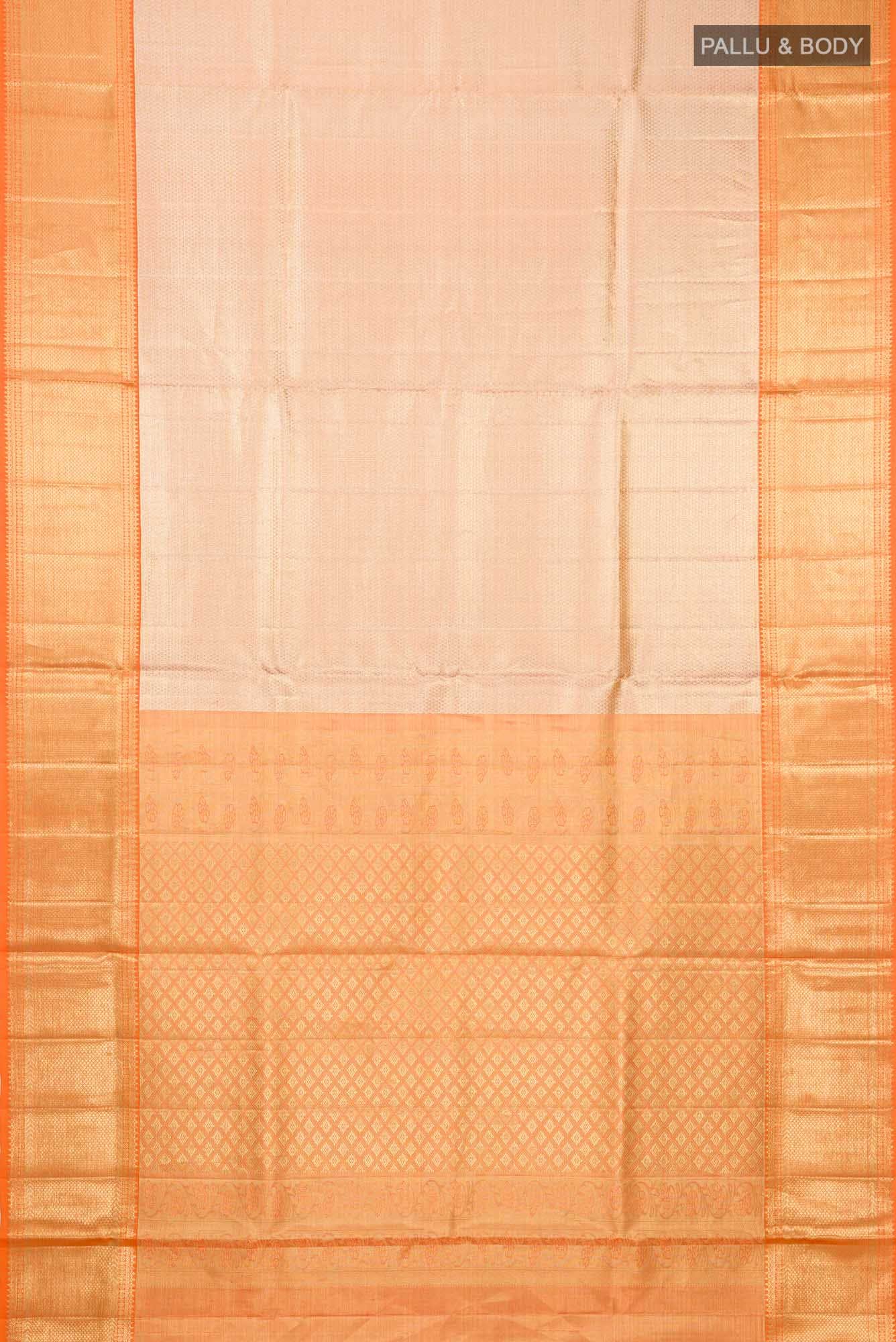 Gold Kanchipuram Tissue Silk Saree