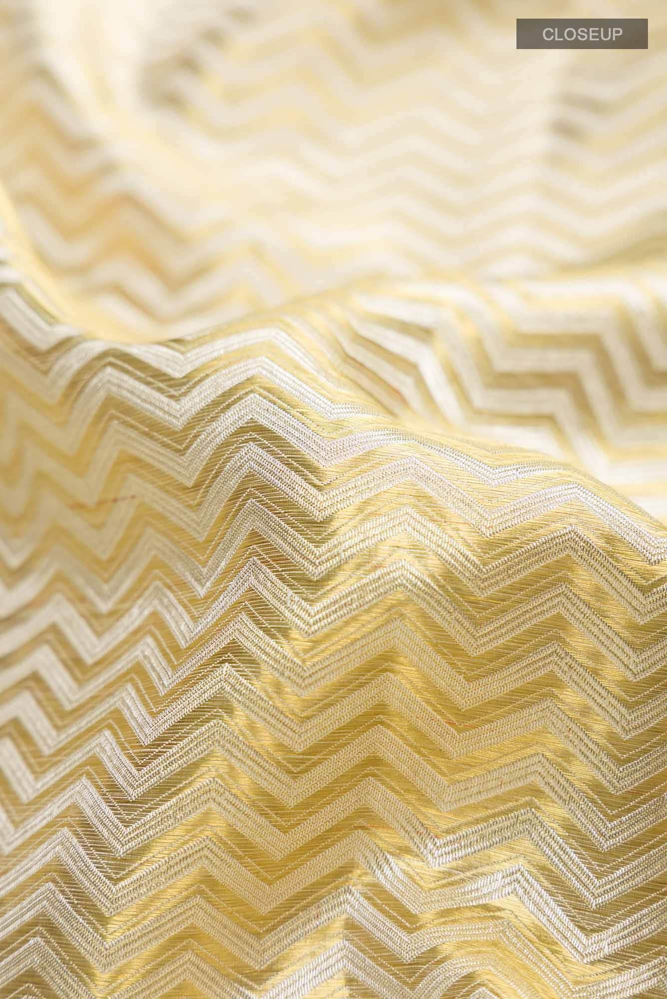 Gold Kanchipuram Tissue Silk Saree