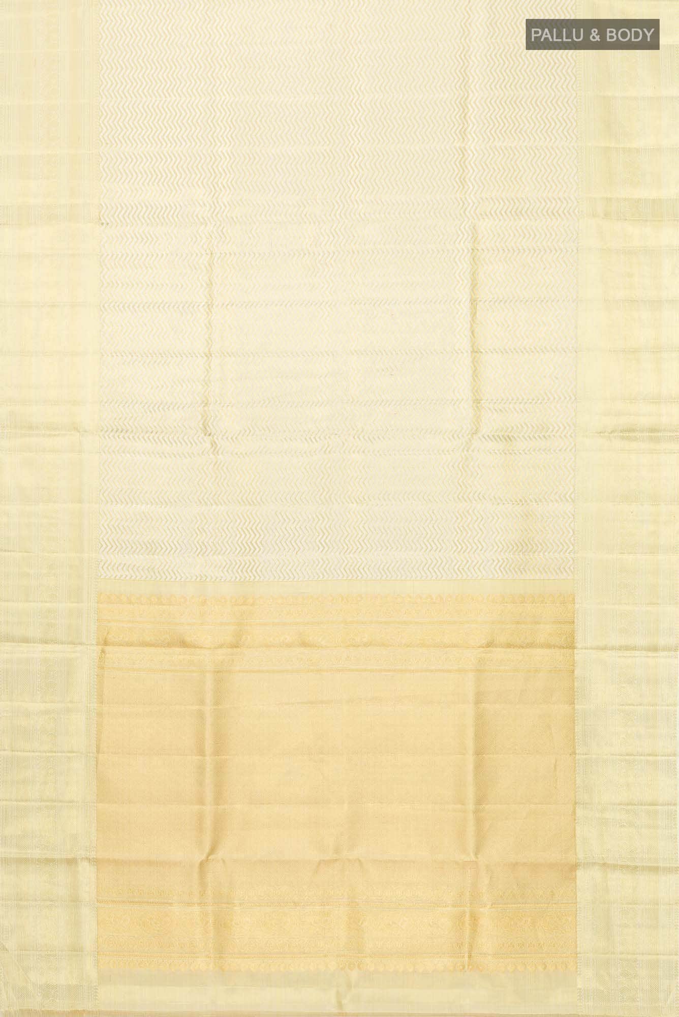 Gold Kanchipuram Tissue Silk Saree