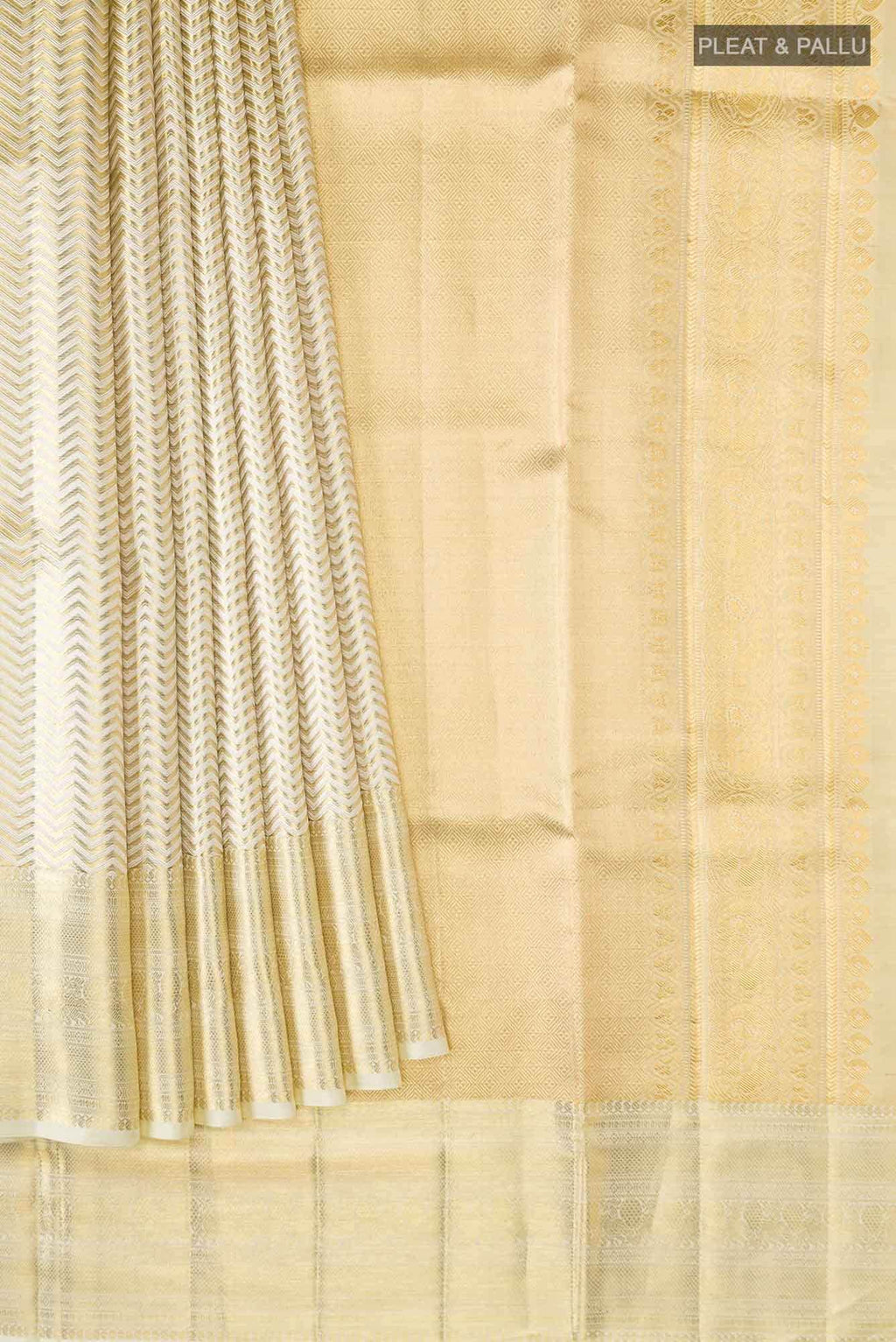 Gold Kanchipuram Tissue Silk Saree