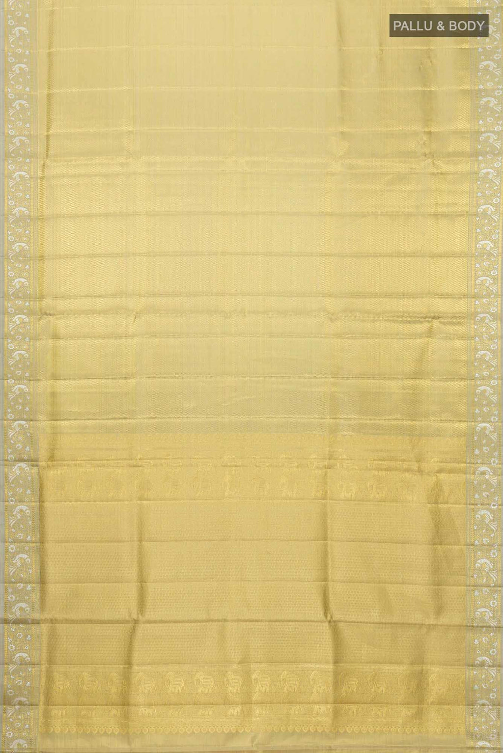 Gold Kanchipuram Tissue Silk Saree