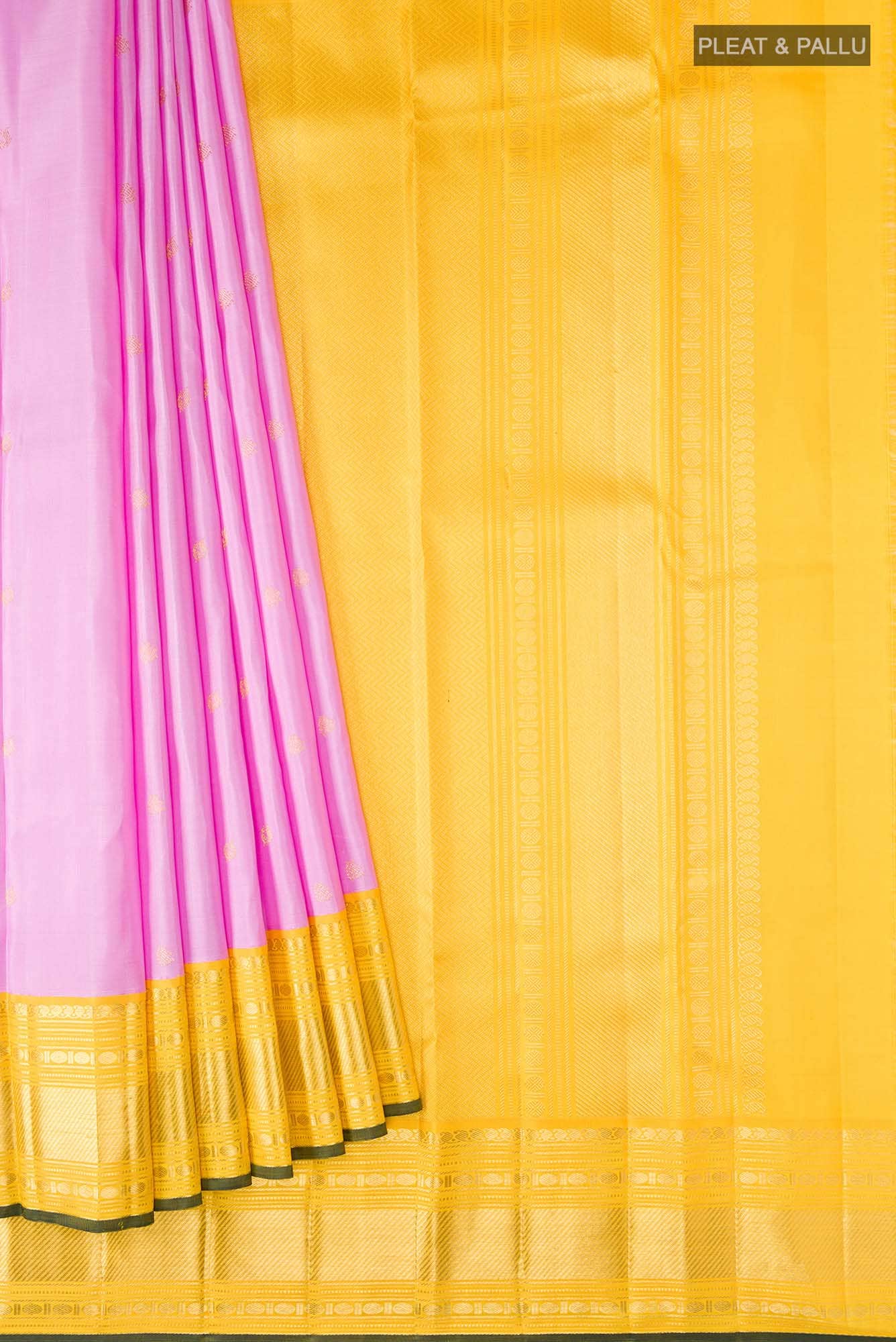 Pink Kanchipuram Silk Saree